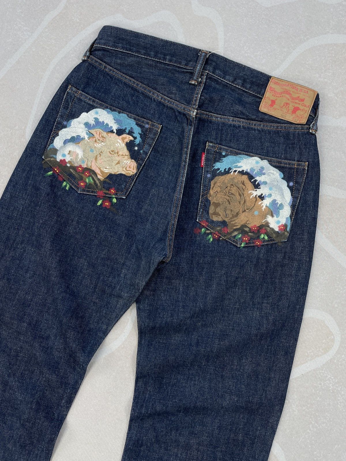 Studio D'Artisan Studio D’Artisan Selvedge Jeans (P49) Size US 31 - 2 Thumbnail