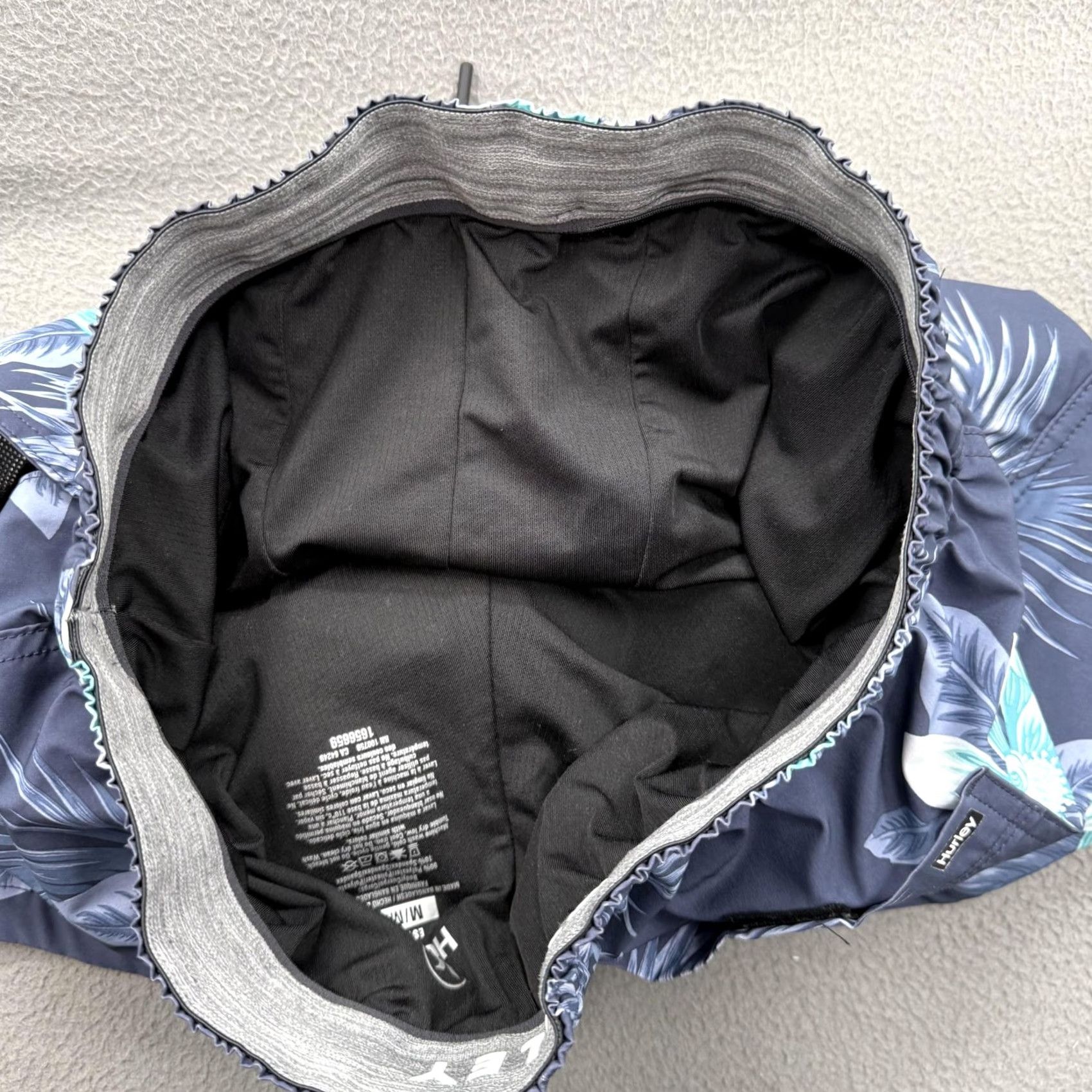 Hurley Hurley Swim Shorts Mens M Blue Tropical Hawaiian Floral Lined Pockets Drawstring Elastic Waist Beach Trunks Size US 31 - 7 Thumbnail