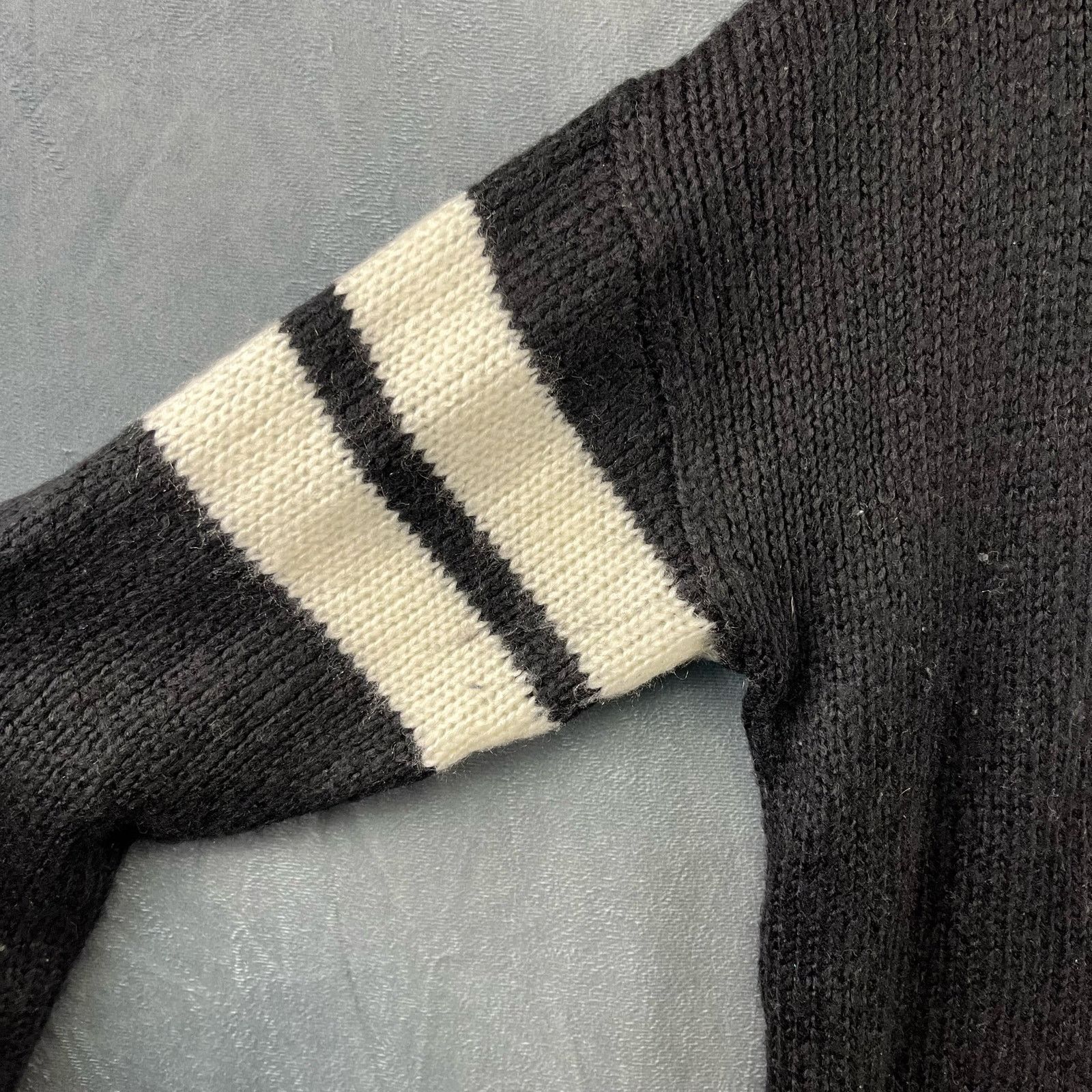 Forever 21 Forever 21 Knit Sweater Number 5 Sport Rugby Preppy Large Size L / US 10 / IT 46 - 7 Thumbnail