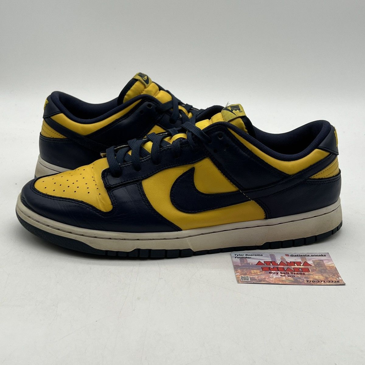 Nike Nike dunk low Michigan Size US 12 / EU 45 - 1 Thumbnail