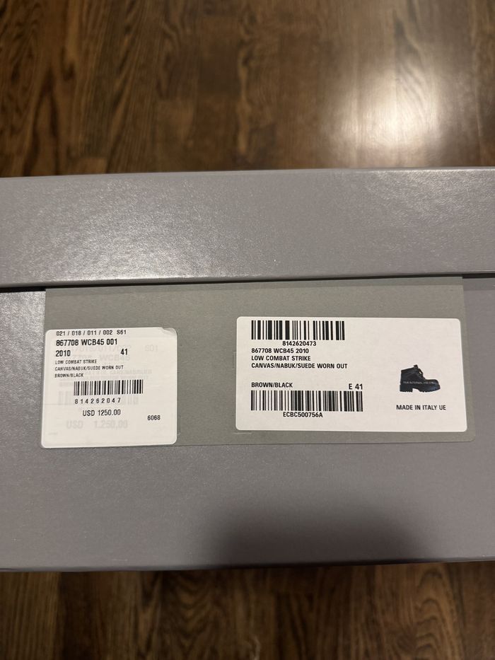 Balenciaga Low Combat Boots Size US 8 / EU 41 - 9 Thumbnail
