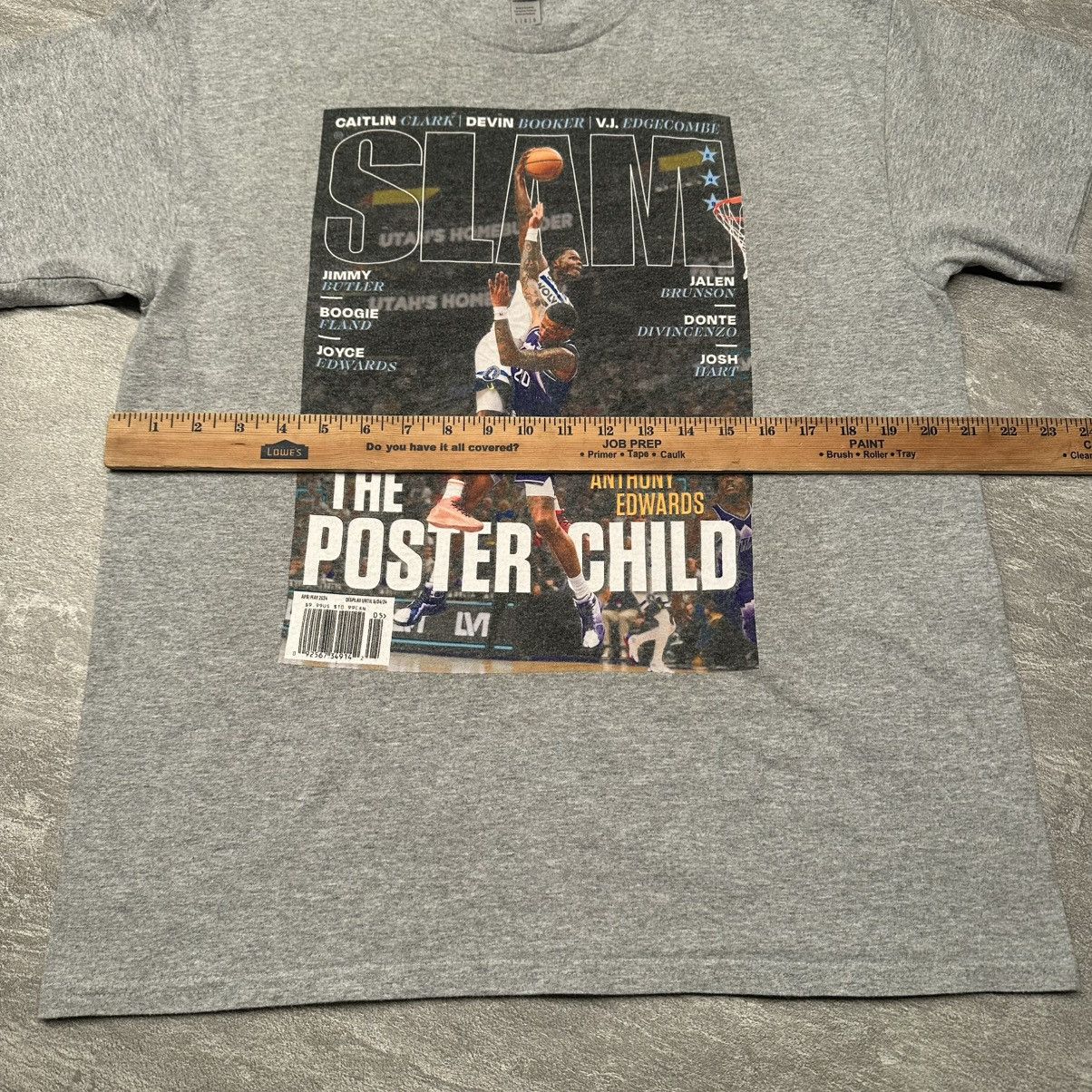 NBA Anthony Edwards Caitlin Clark SLAM Magazine Shirt Basketball Size US L / EU 52-54 / 3 - 5 Thumbnail