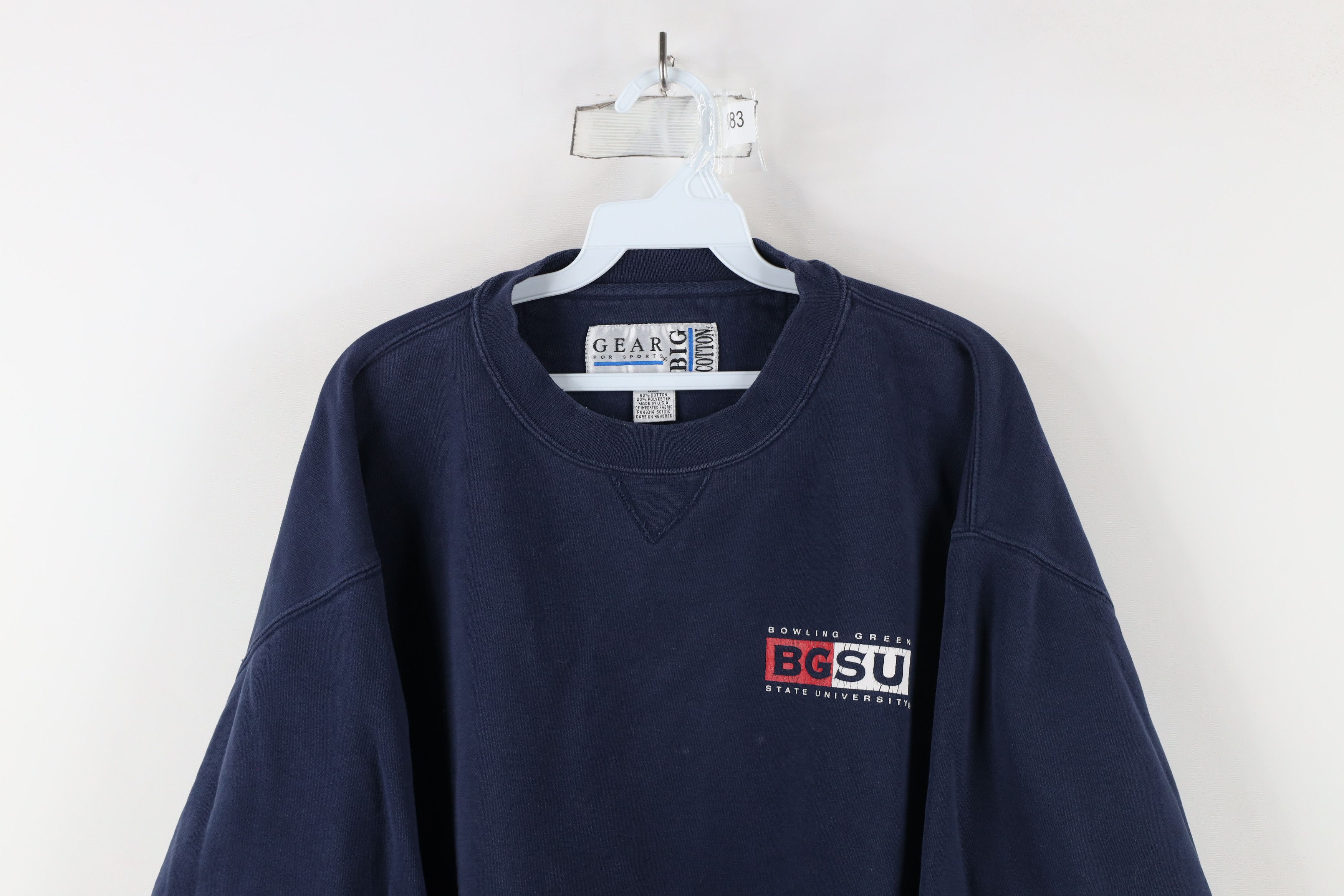 Vintage Vintage 90s Bowling Green State University Sweatshirt USA Size US M / EU 48-50 / 2 - 2 Thumbnail