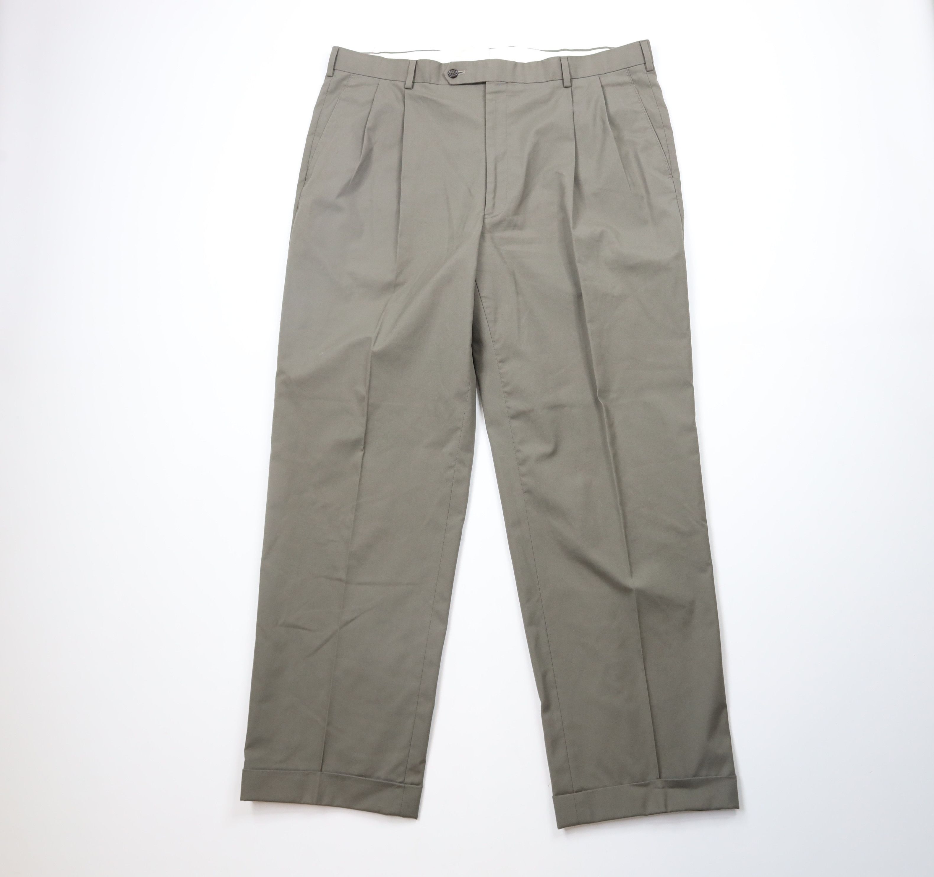 Brooks Brothers Brooks Brothers 2 Piece Wedding Suit Grayish Green Size 44L - 10 Thumbnail
