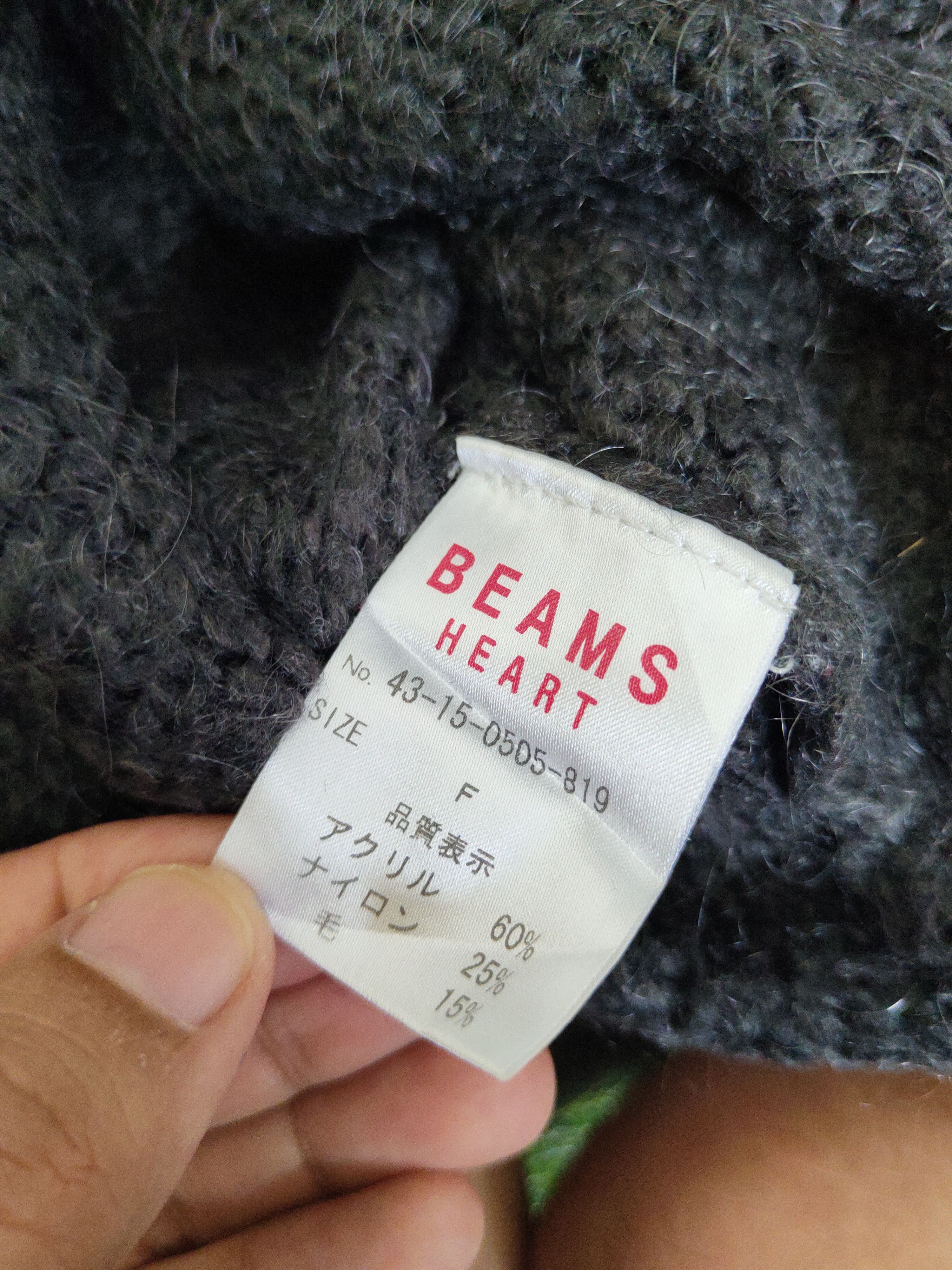 Beams Plus Beams Heart Dark Gray Knitwear Crop Tops #W2136 Size XS / US 0-2 / IT 36-38 - 11 Thumbnail