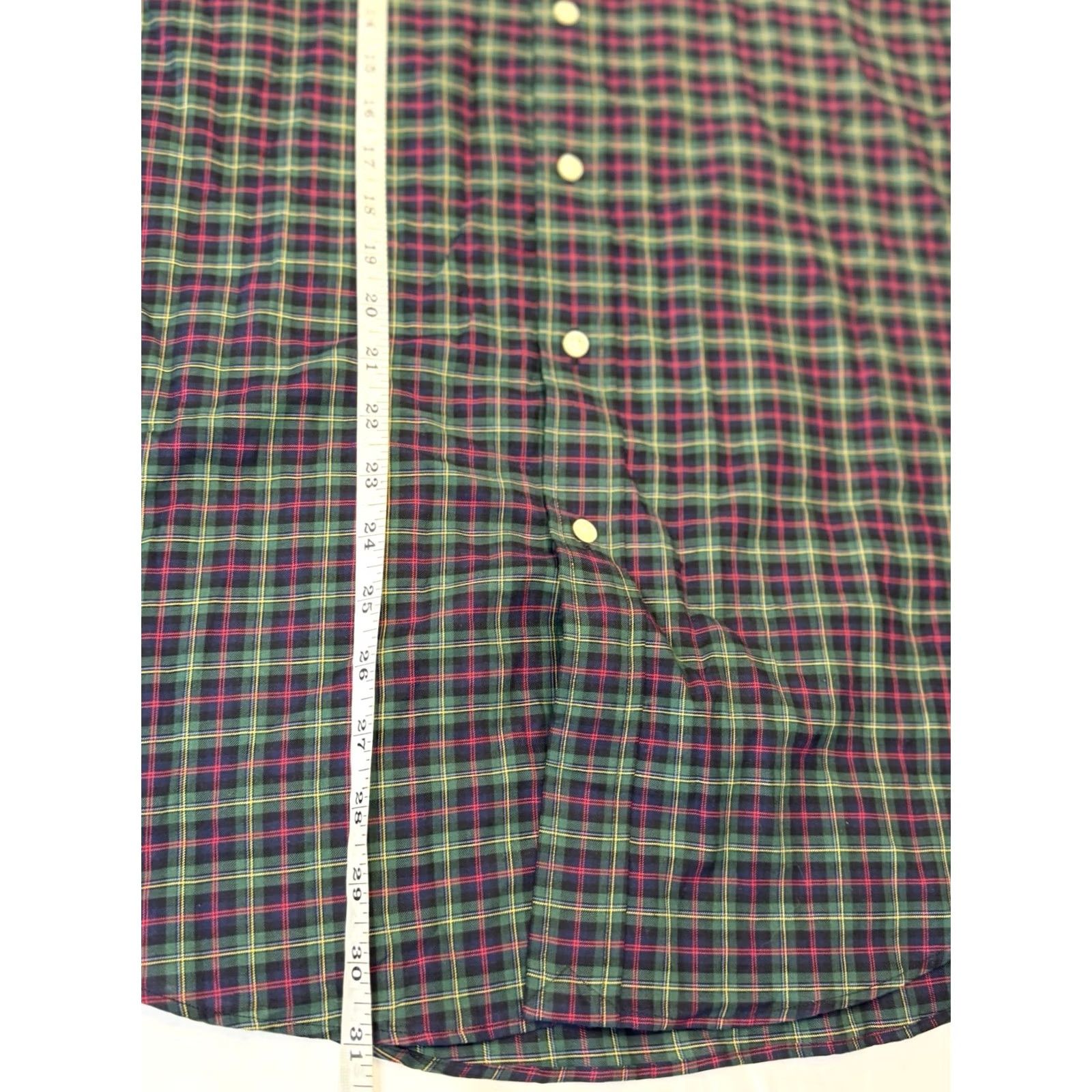 Ralph Lauren Ralph Lauren Shirt Green Button-Down Plaid Classic Preppy Mens L Size US L / EU 52-54 / 3 - 5 Thumbnail