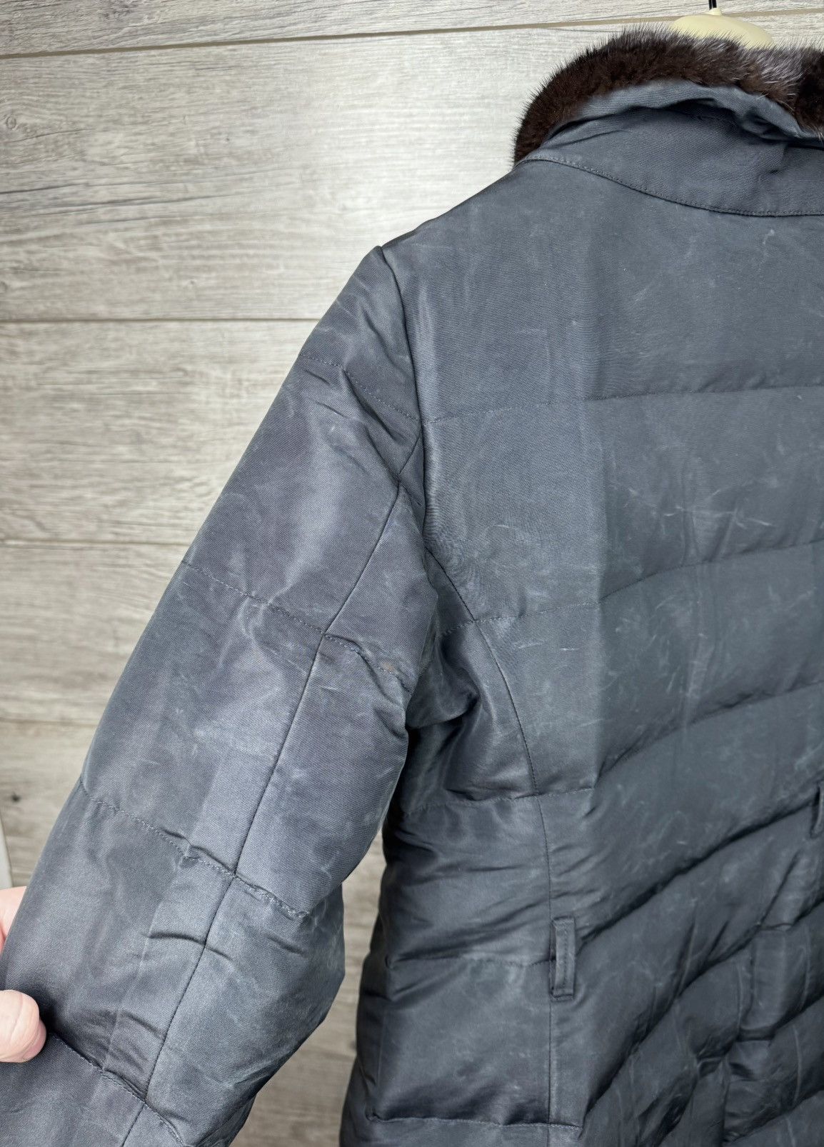 Prada Prada Luxury Puffer down jacket with mink collar Size M / US 6-8 / IT 42-44 - 15 Thumbnail