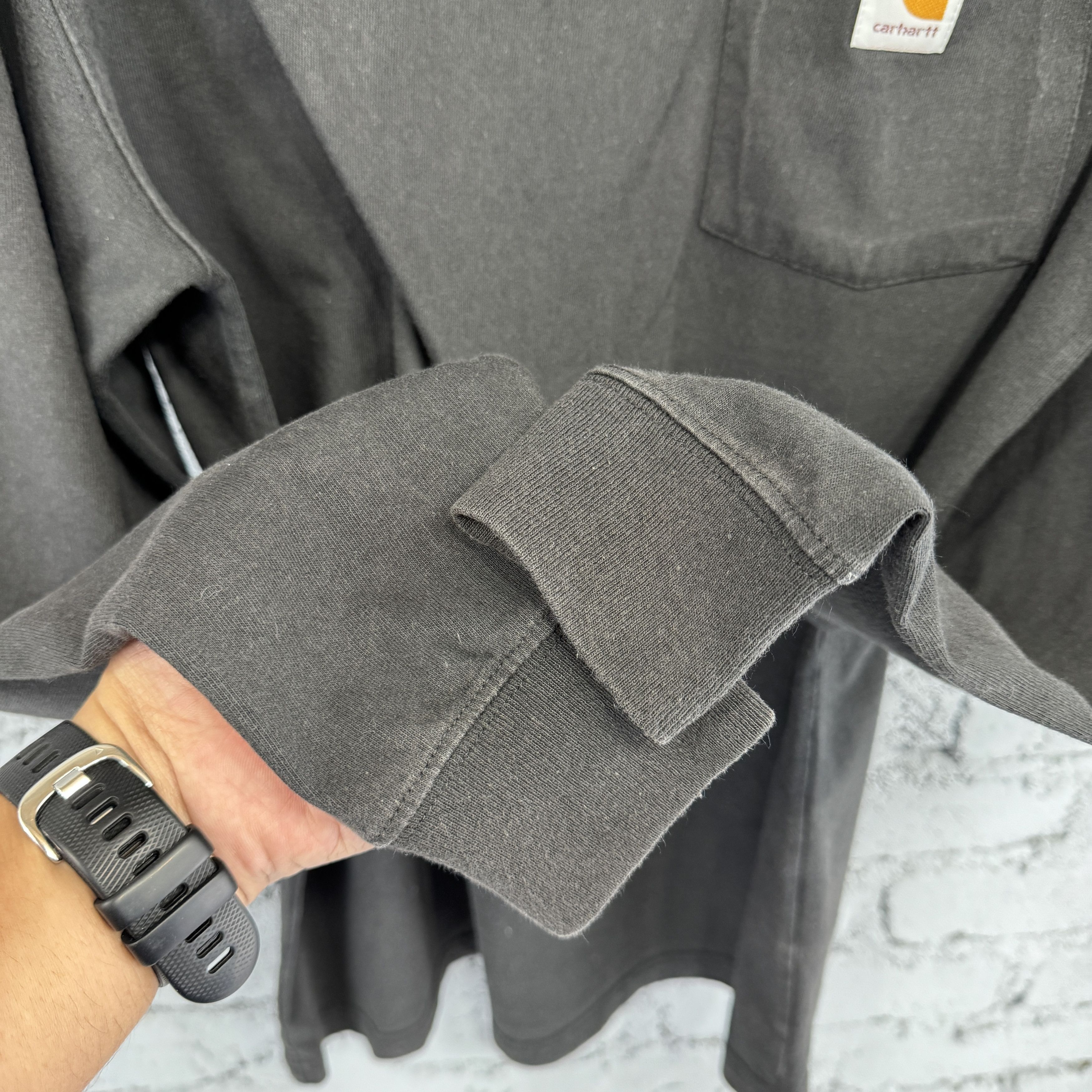 Carhartt Carhartt WIP Pocket Tshirt Long Sleeve Size US S / EU 44-46 / 1 - 8 Thumbnail