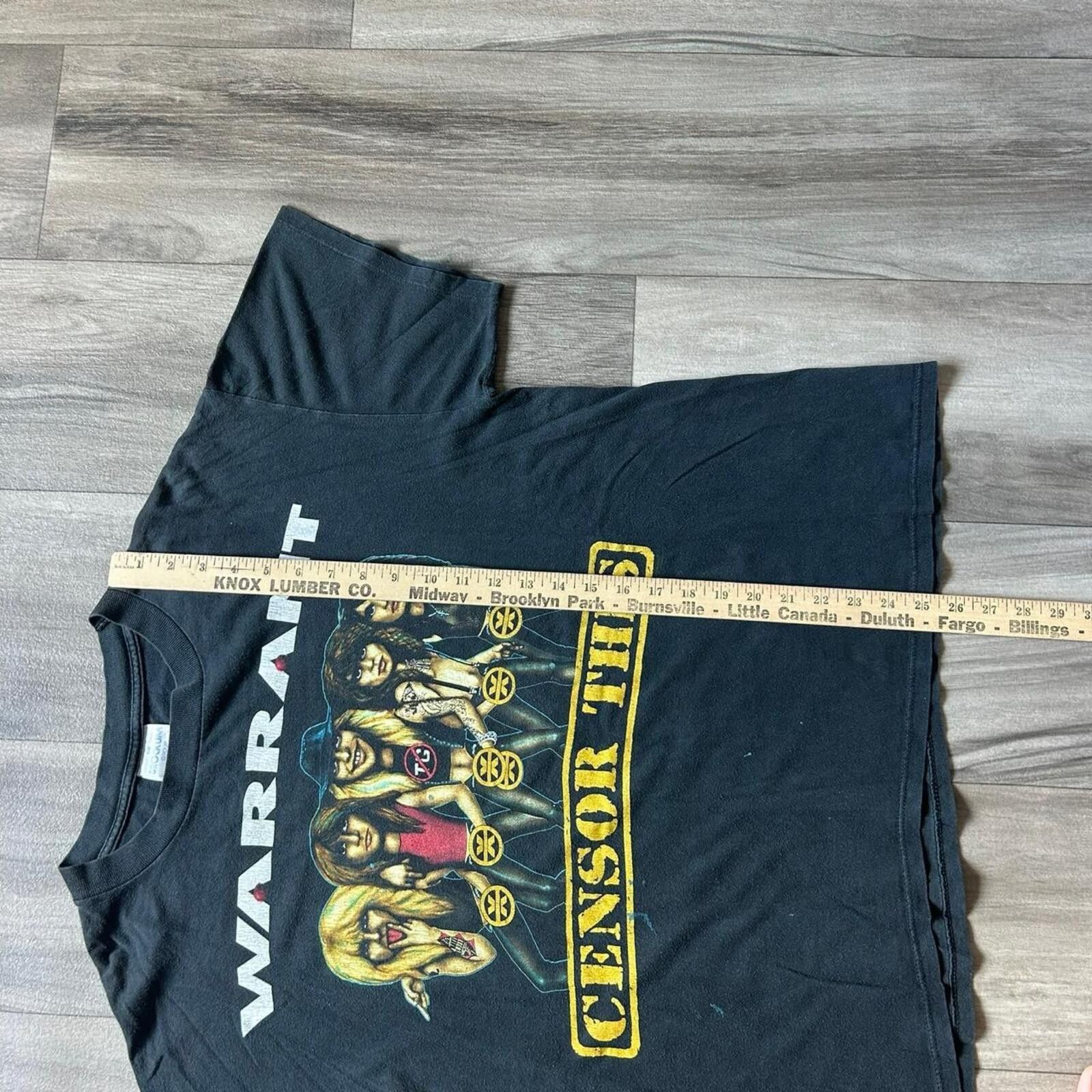 Other Rare Vintage 90’s Warrant Censor this crazy band tee XL Size US XL / EU 56 / 4 - 7 Thumbnail
