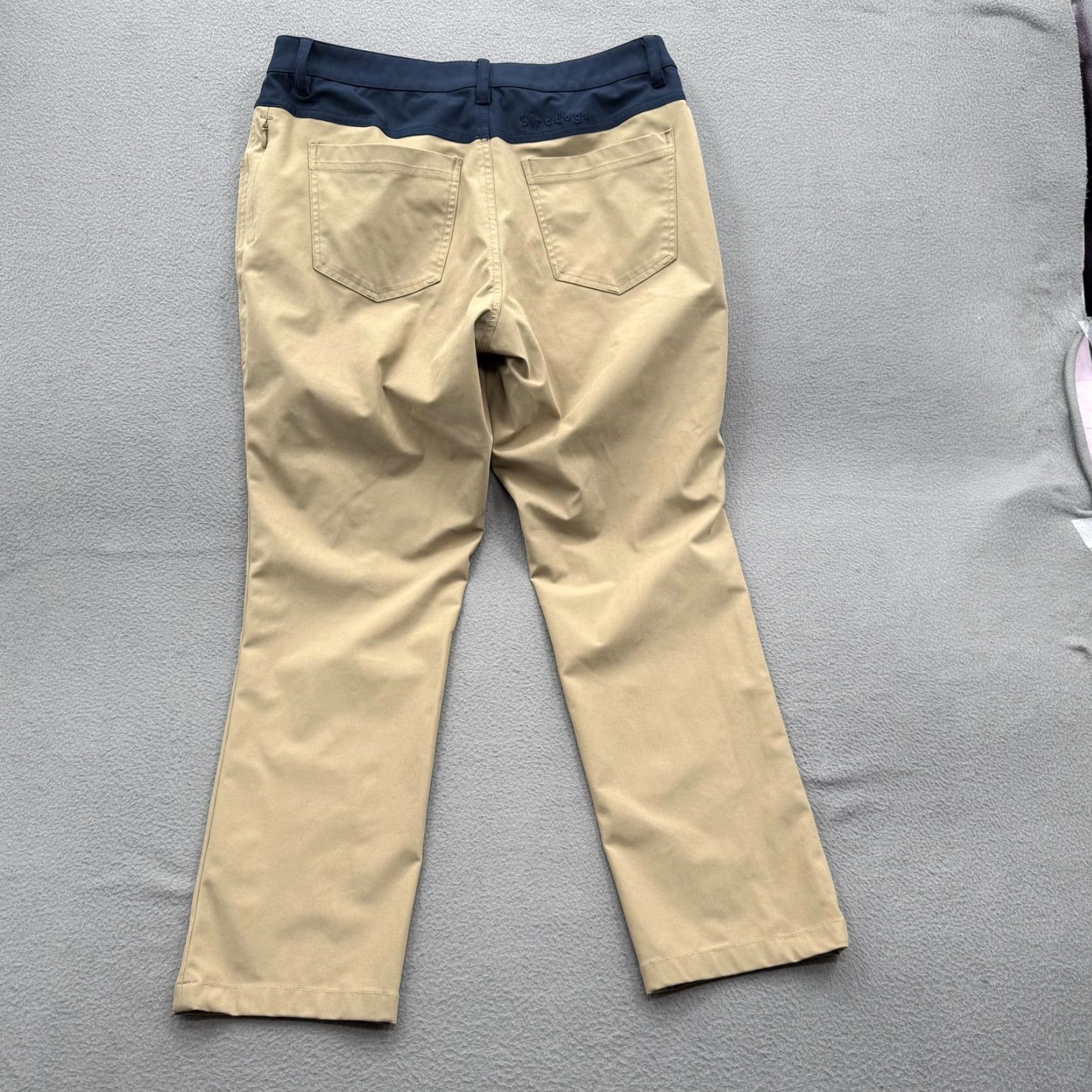 Vintage Birddogs Pants Mens 32x30 Khaki Slim Fit Stretch Casual Chino Golf Performance Size US 32 / EU 48 - 4 Thumbnail
