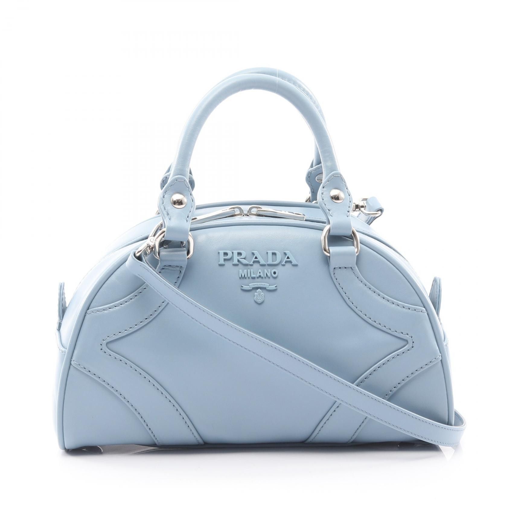 Prada Prada Prada Soft Calf Handbag Leather Handbag 1BB071 DUTY FREE for USA Size ONE SIZE - 1 Thumbnail