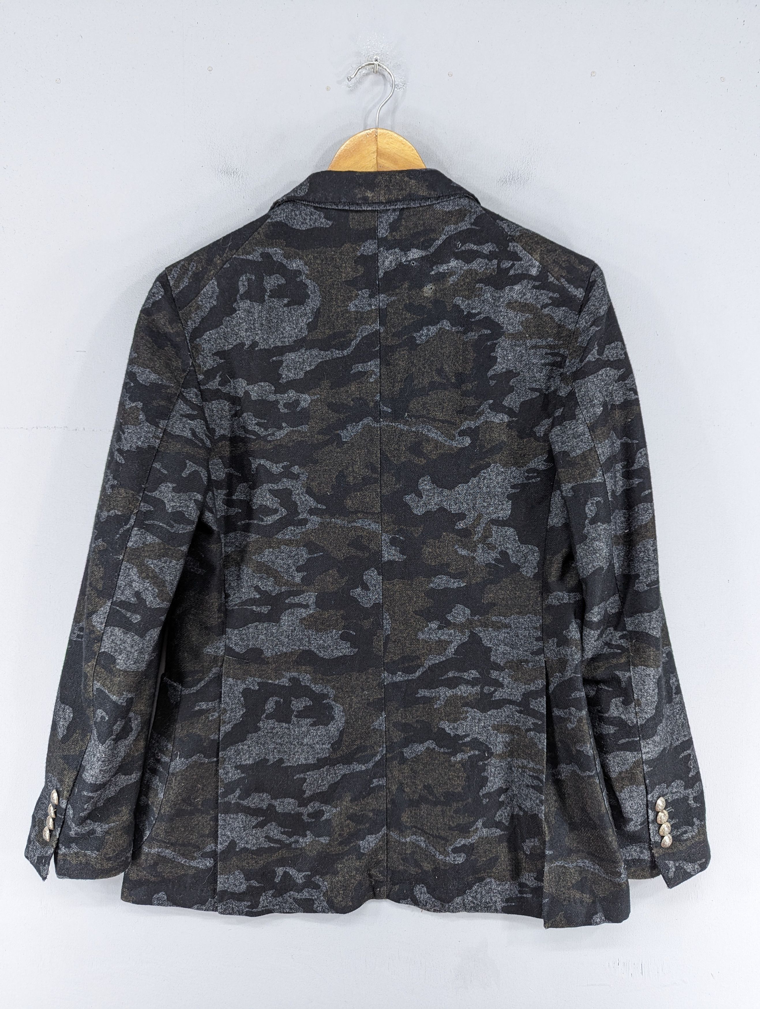Tagliatore Tagliatore Italy Wool Camo Design Blazer Style Jacket Size US XS / EU 42 / 0 - 13 Thumbnail