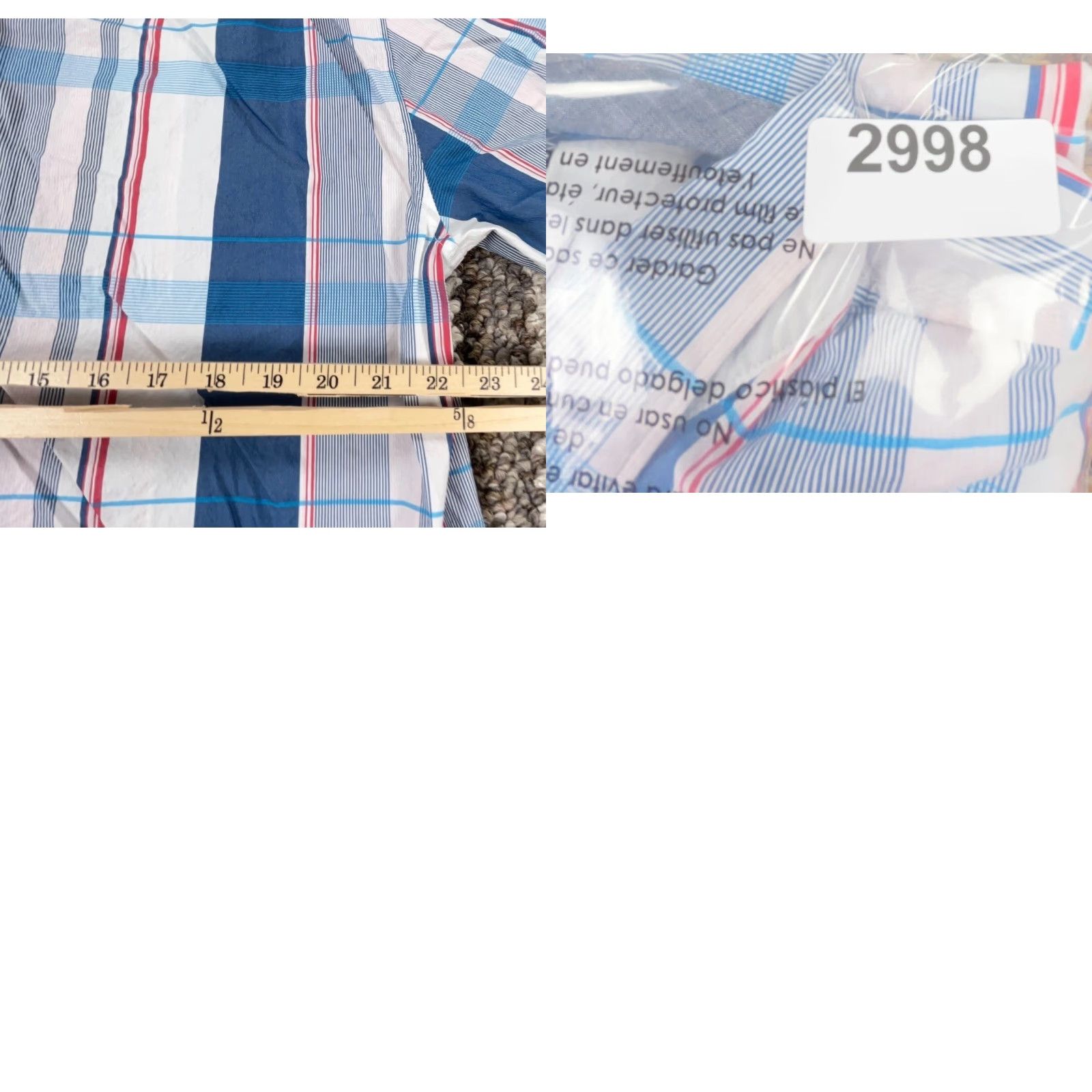 Tommy Bahama Tommy Bahama Shirt Men XL Blue Plaid Button-Up Cotton Silk Casual Beach Hawaiian Mens Size US XL / EU 56 / 4 - 8 Thumbnail