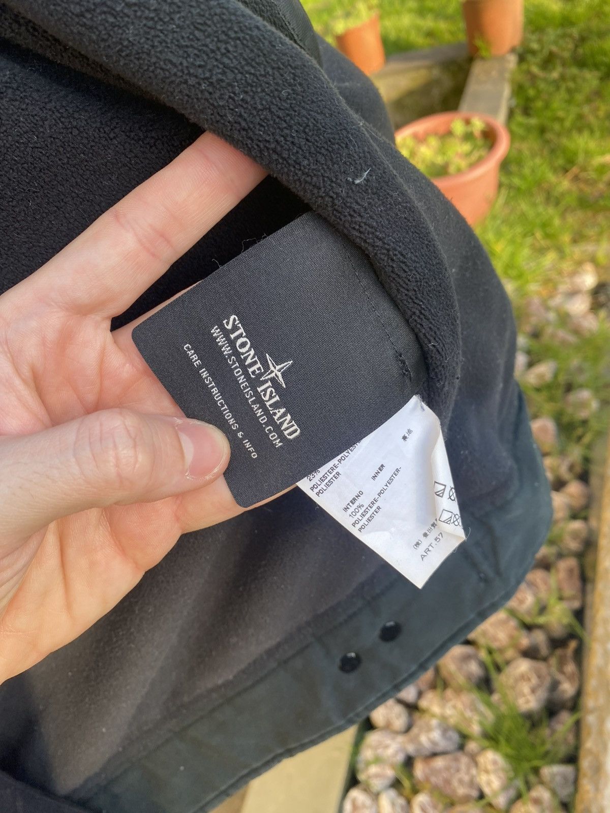 Stone Island Stone Island Reflective Camouflage Tg L Blu Giacchetto Size US L / EU 52-54 / 3 - 7 Thumbnail