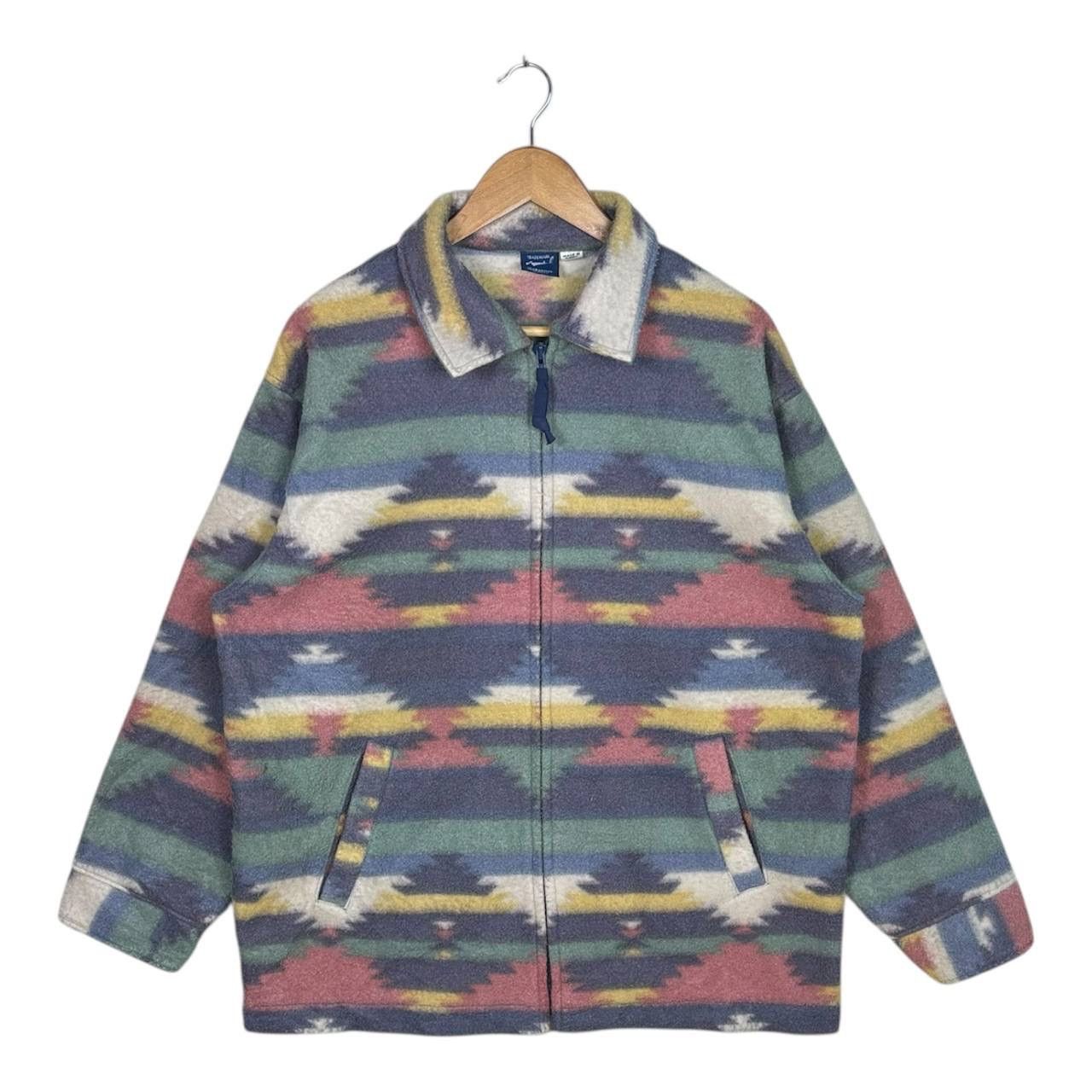 Native Vintage Gavial Navajo Aztec Jacket Full Zipper Native Style Size US L / EU 52-54 / 3 - 1 Thumbnail