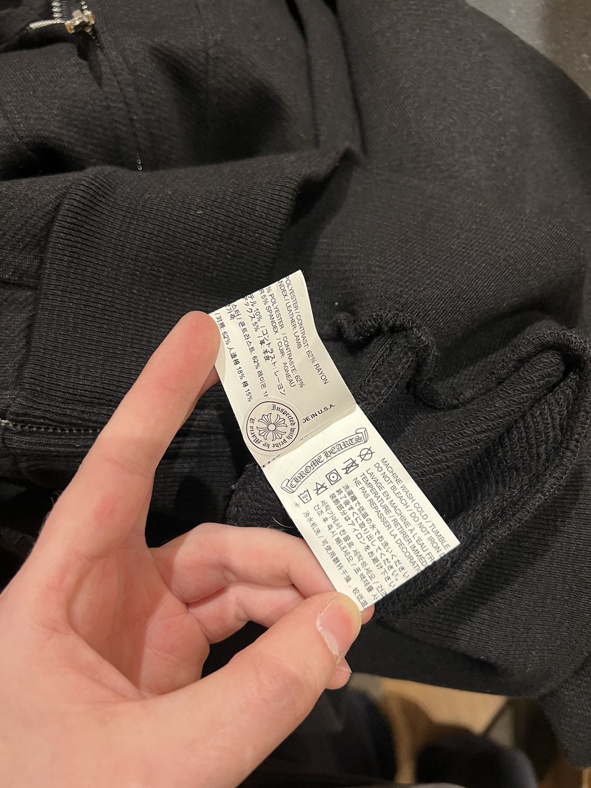 Chrome Hearts Chrome Hearts Leather Horseshoe Patch Zip Hoodie Size US S / EU 44-46 / 1 - 10 Thumbnail