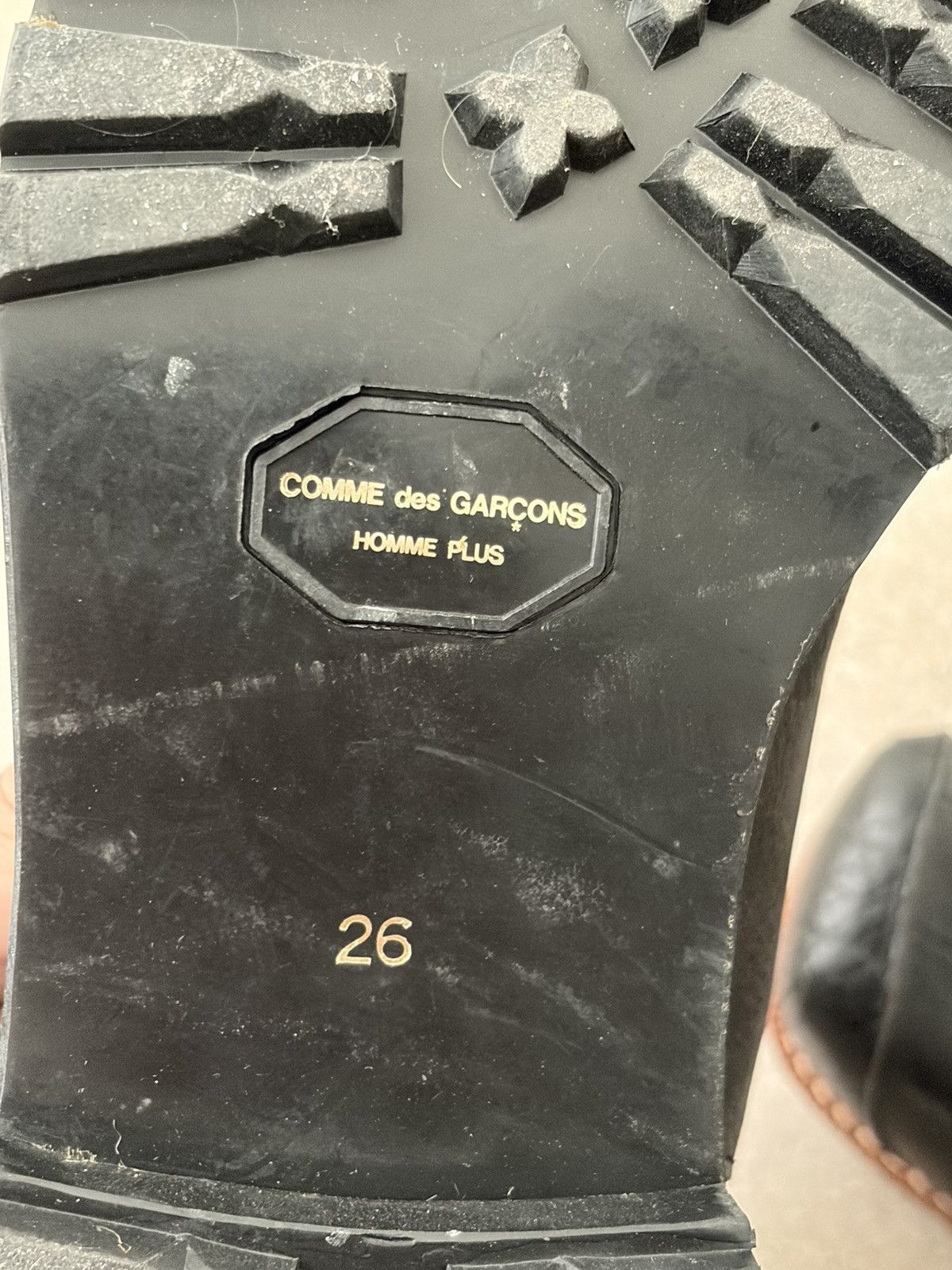 Comme des Garcons Homme Plus leather patchwork low boot Size US 9 / EU 42 - 8 Thumbnail