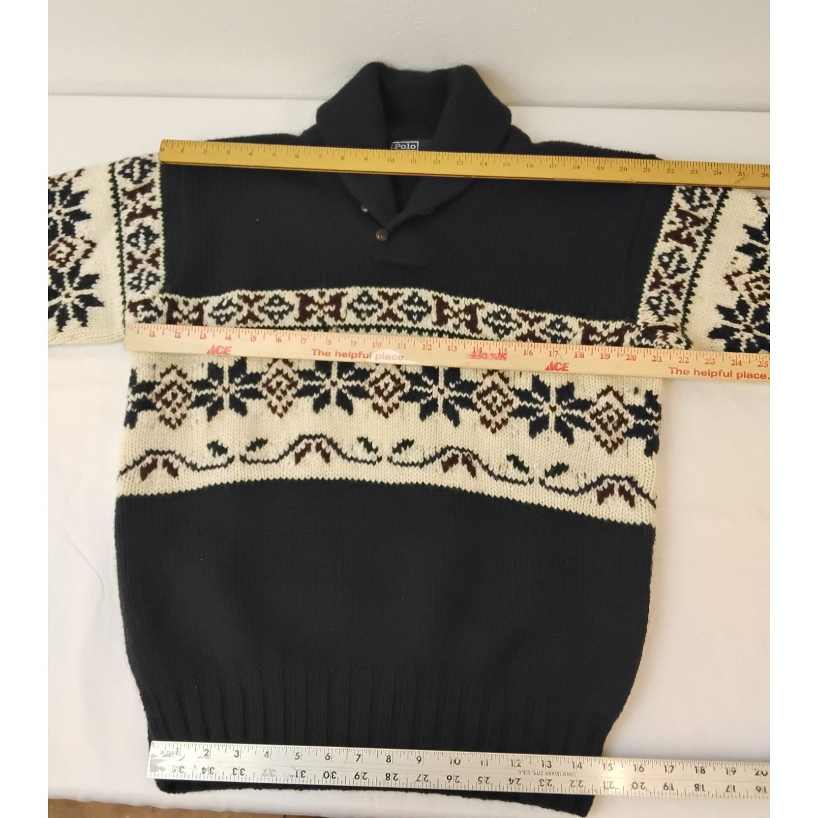 Polo Ralph Lauren Polo by Ralph Lauren Sweater Women's L Blue 90's Blue Label Size L / US 10 / IT 46 - 12 Thumbnail