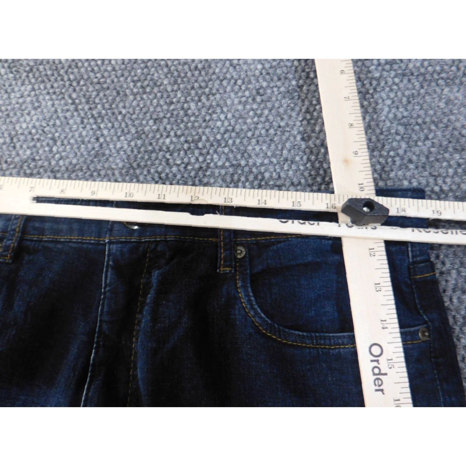 Vintage Urban Star Jeans 38x32 Jeans Mens Blue Dark Denim Retro Straight Star Distressed Pockets Zipper Regular Inseam 32"} Size US 38 / EU 54 - 4 Thumbnail