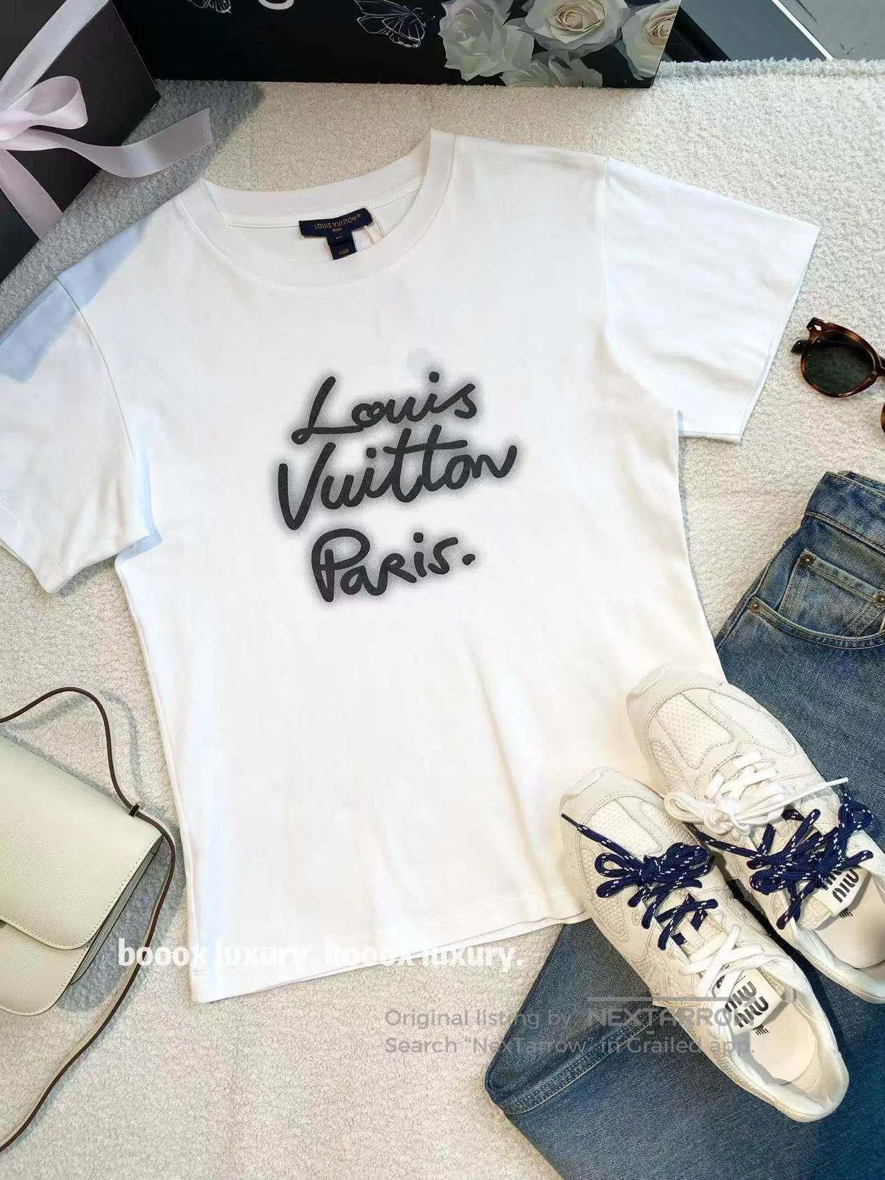 Louis Vuitton Louis Vuitton Logo short sleeves| Size XS / US 0-2 / IT 36-38 - 1 Thumbnail