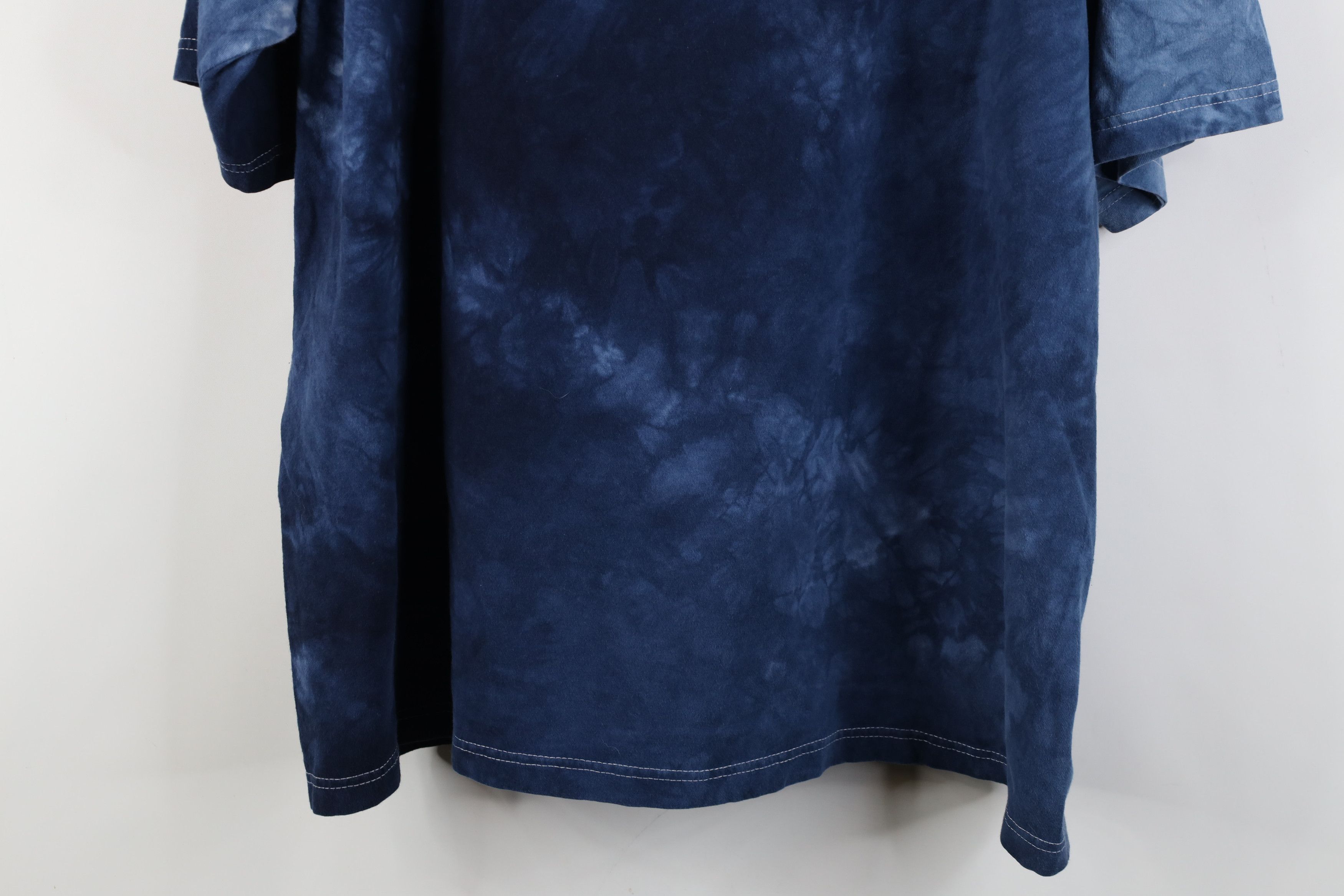 Vintage Vintage Y2K Streetwear Pixie Moon Acid Wash T-Shirt Blue Size US XXL / EU 58 / 5 - 14 Thumbnail