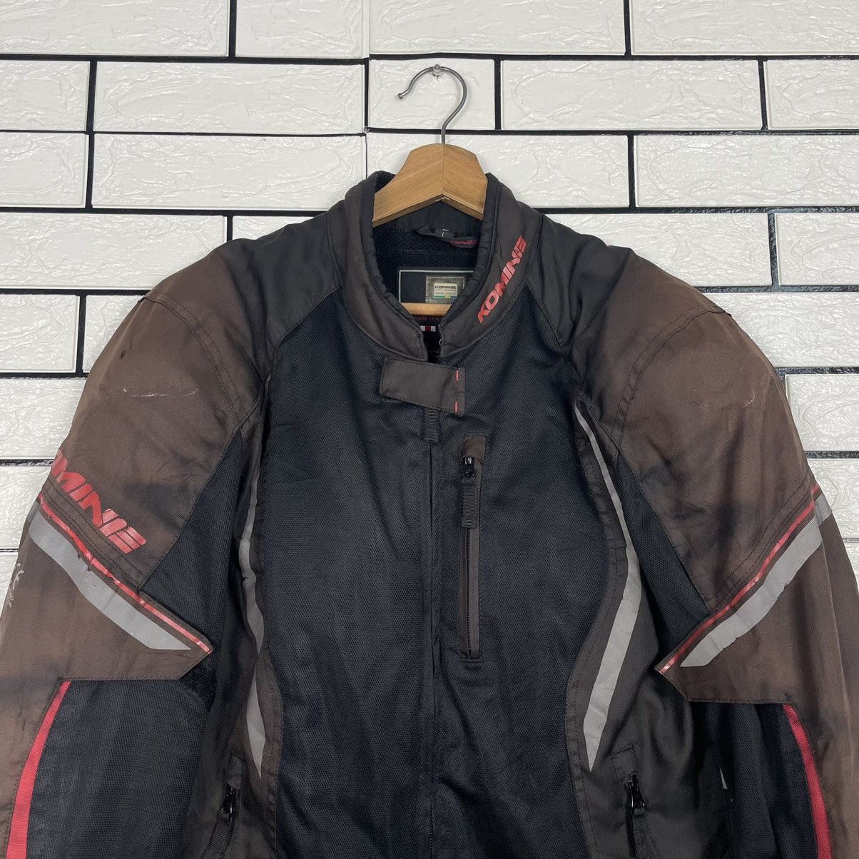 Japanese Brand Komine Motorcycle Riding Padded Jacket Size US M / EU 48-50 / 2 - 2 Thumbnail