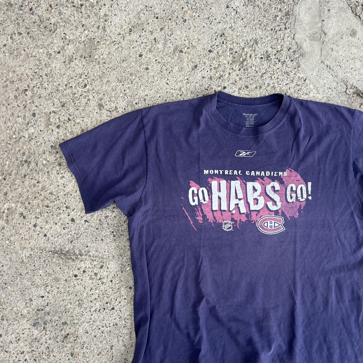 Starter × Vintage Montreal Canadiens Vintage Blue Starter T-Shirt Tee Size US XL / EU 56 / 4 - 3 Thumbnail