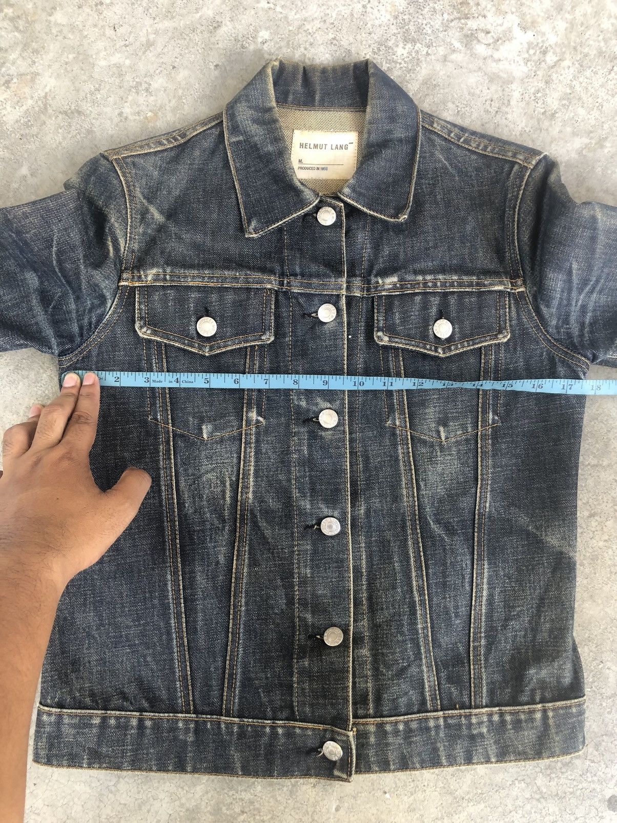 Helmut Lang Helmut Lang Denim Jacket Classic Raw Denim Size US XS / EU 42 / 0 - 21 Thumbnail