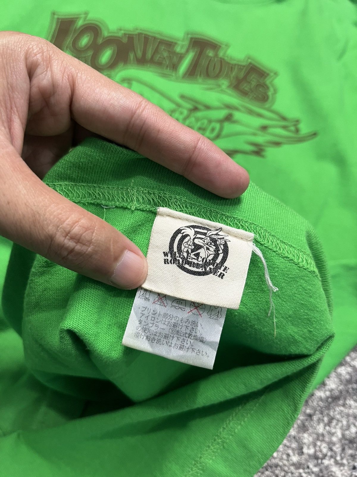 Vintage Vintage Mooneyes X Looney Tunes Green T-Shirts Size US M / EU 48-50 / 2 - 6 Thumbnail