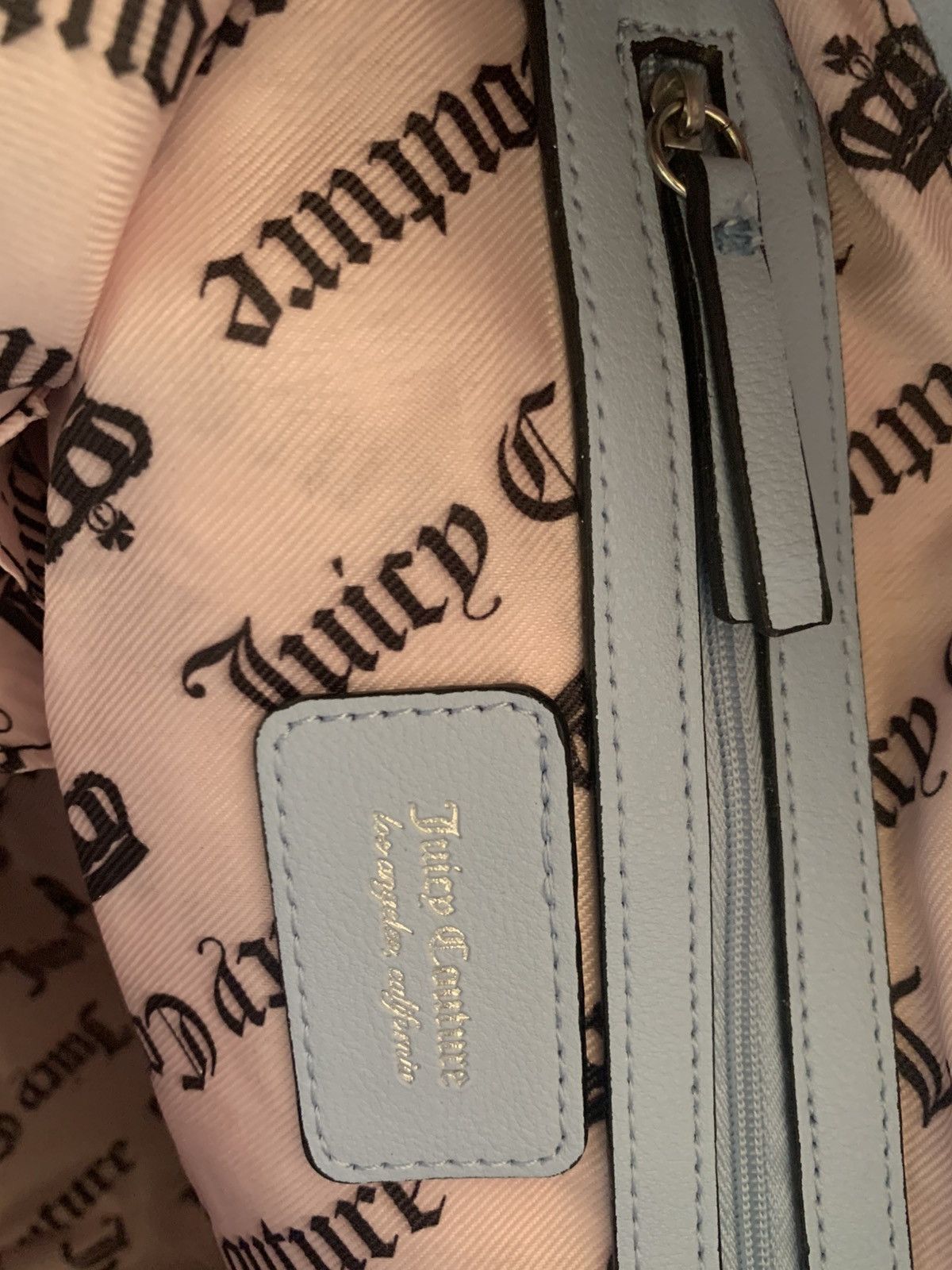 Juicy Couture juicy couture baby blue tote bag Size ONE SIZE - 5 Thumbnail