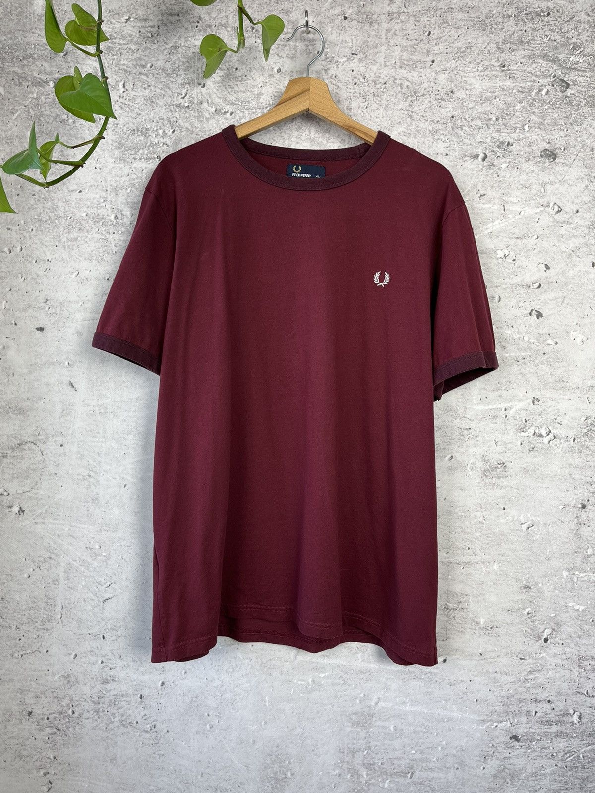 Designer × Fred Perry × Vintage Fred Perry - basic logoringer t-shirt J Size US XL / EU 56 / 4 - 2 Thumbnail