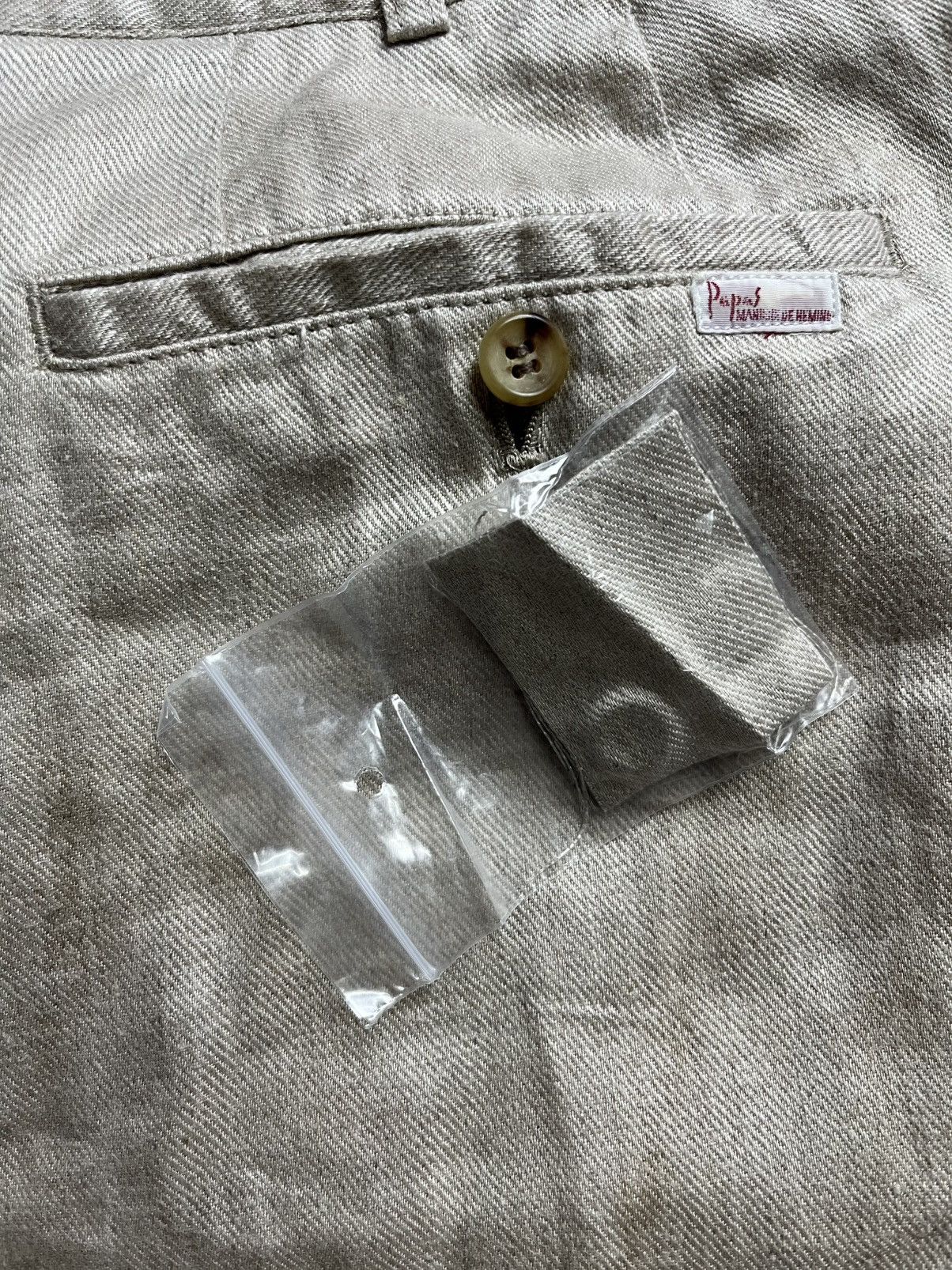 Issey Miyake Vintage Papas maniere de heming linen pants baggy Size US 32 / EU 48 - 10 Thumbnail