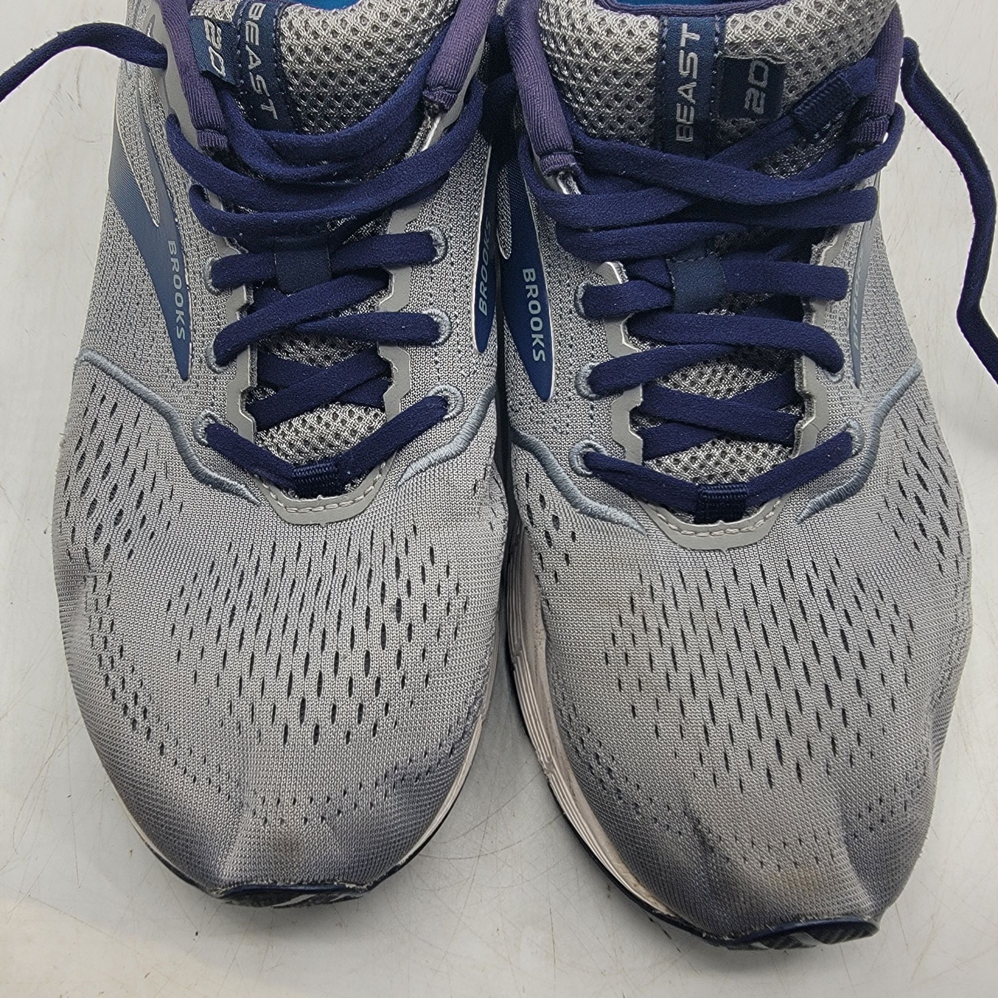 Brooks Brooks Beast 20 Mens 9.5 Gray Sneaker Shoes Casual Walking W Size US 9.5 / EU 42-43 - 10 Thumbnail