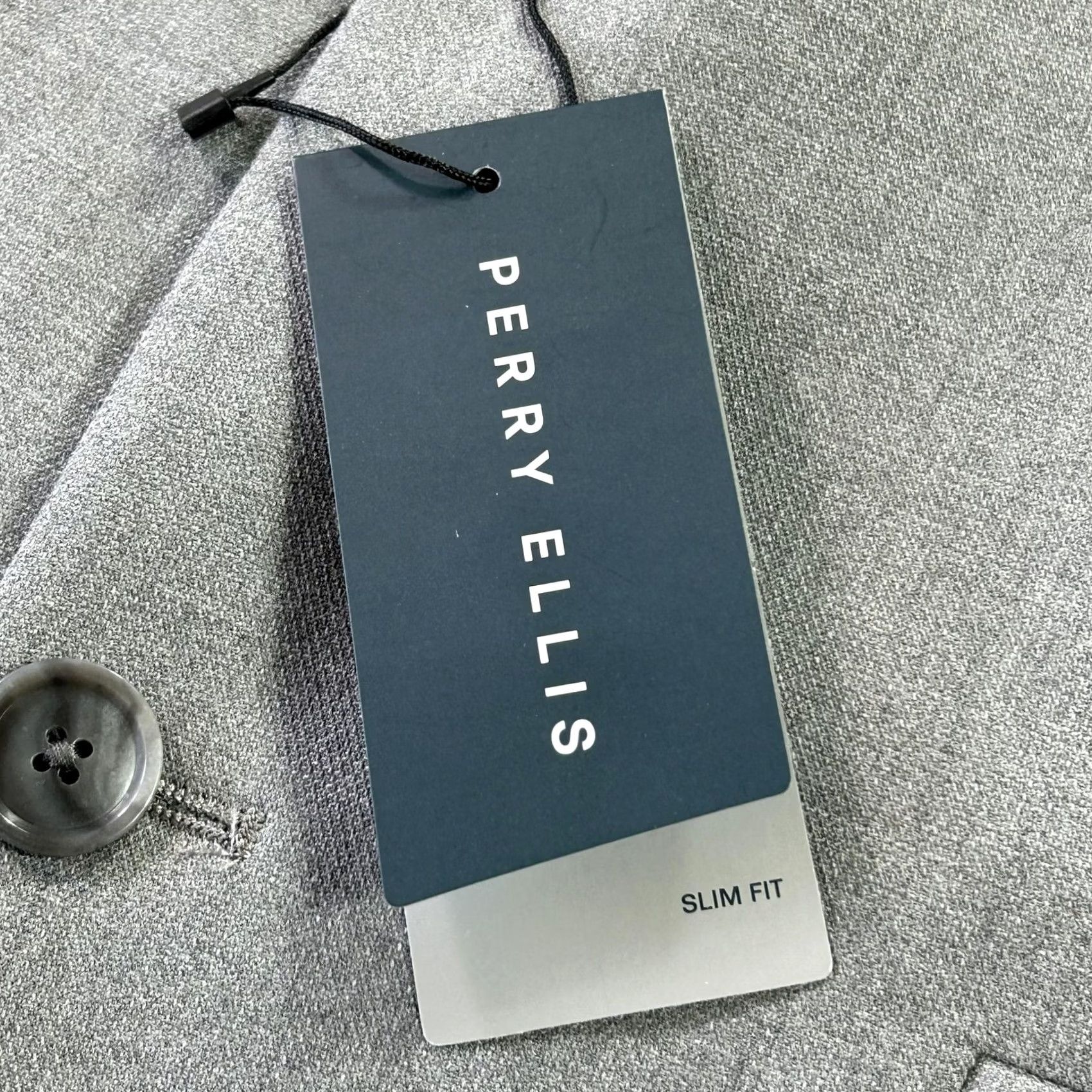 Perry Ellis Perry Ellis Blazer Mens 38 Short Gray Slim Fit Sport Coat Jacket Size US 38 / EU 54 - 6 Thumbnail