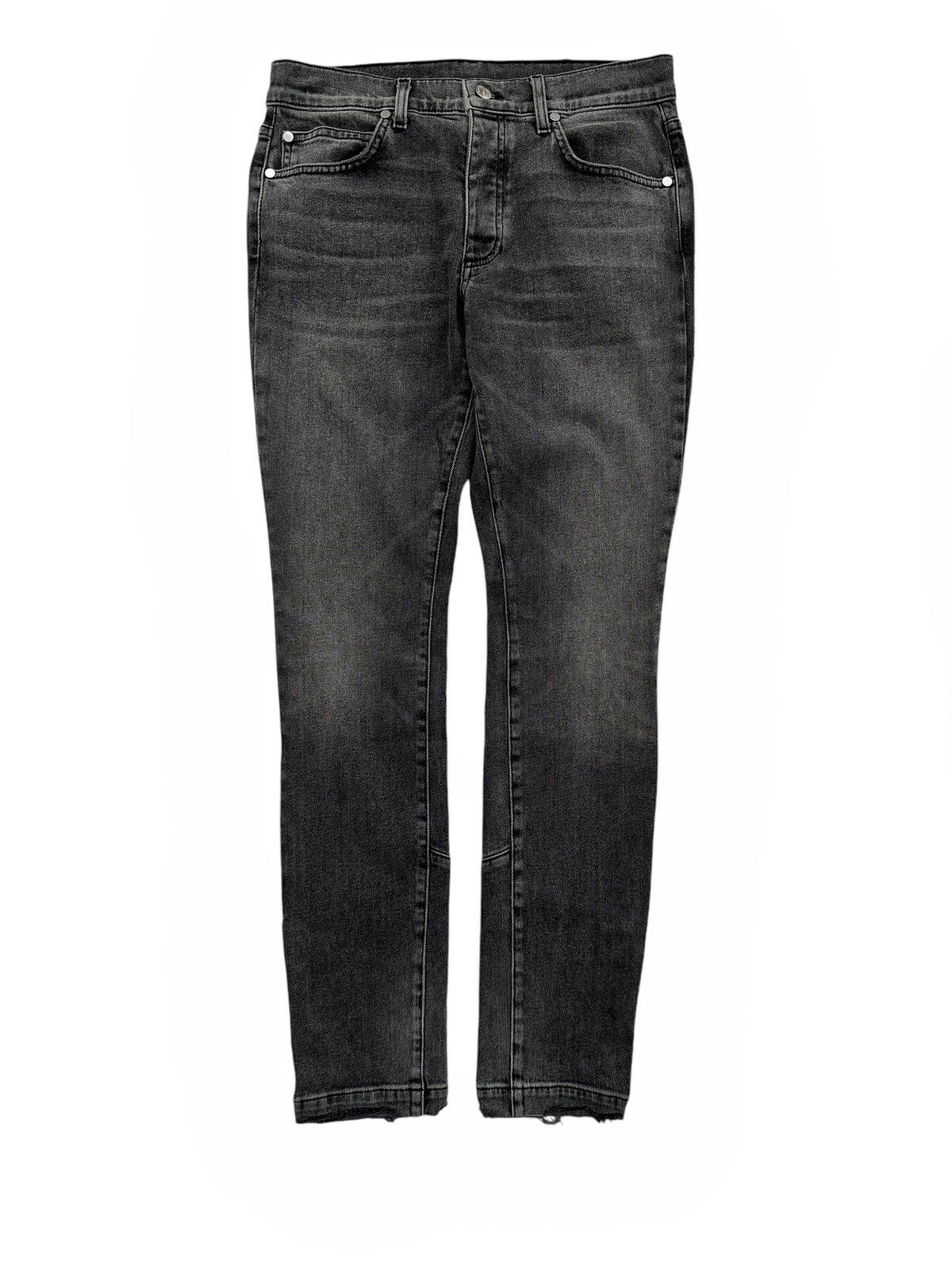 Rhude Pill Snap Leg Grey Denim Size US 32 / EU 48 - 2 Thumbnail