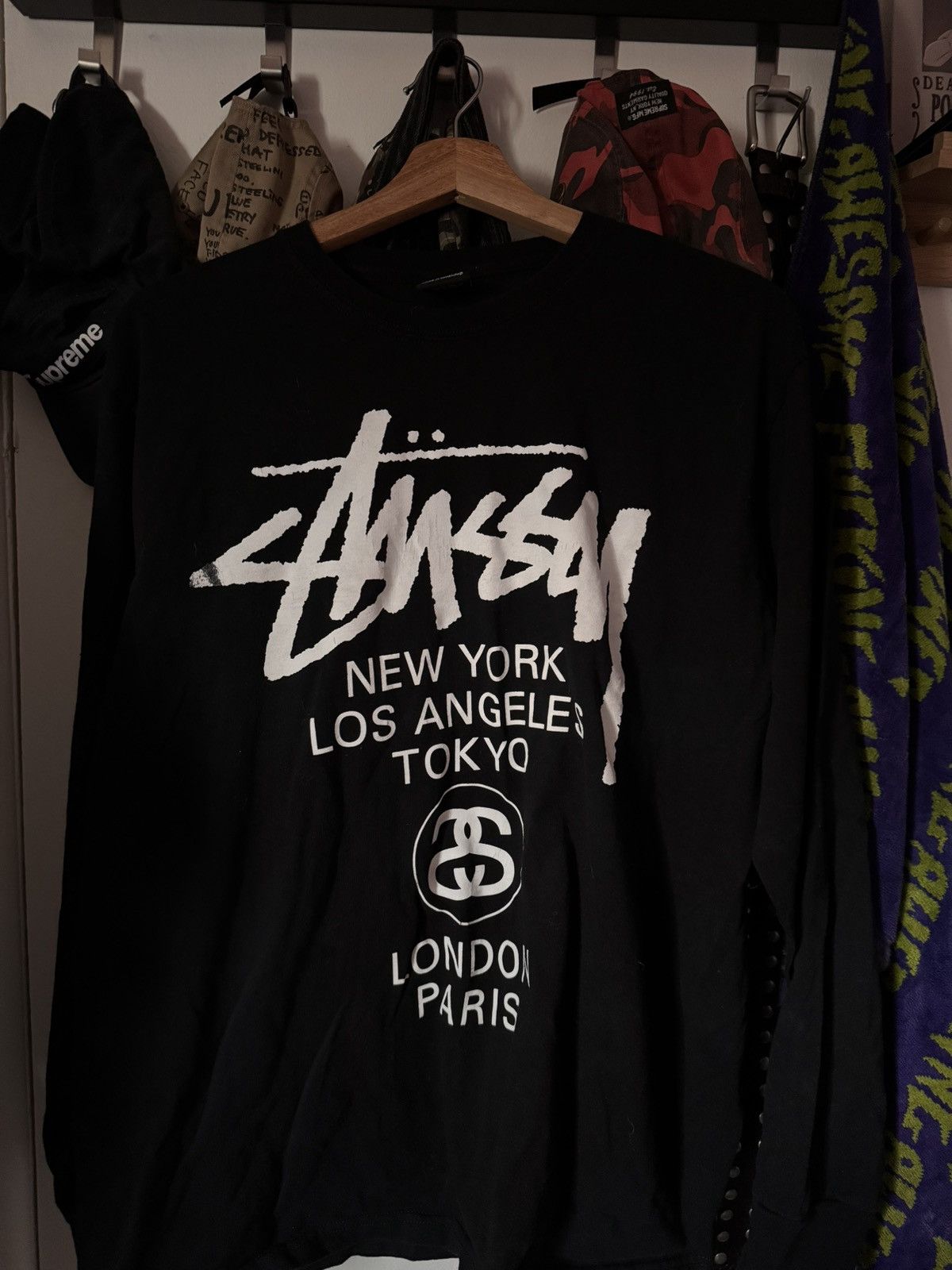 Stussy Stussy World Tour L/S T-Shirt Size US L / EU 52-54 / 3 - 1 Thumbnail