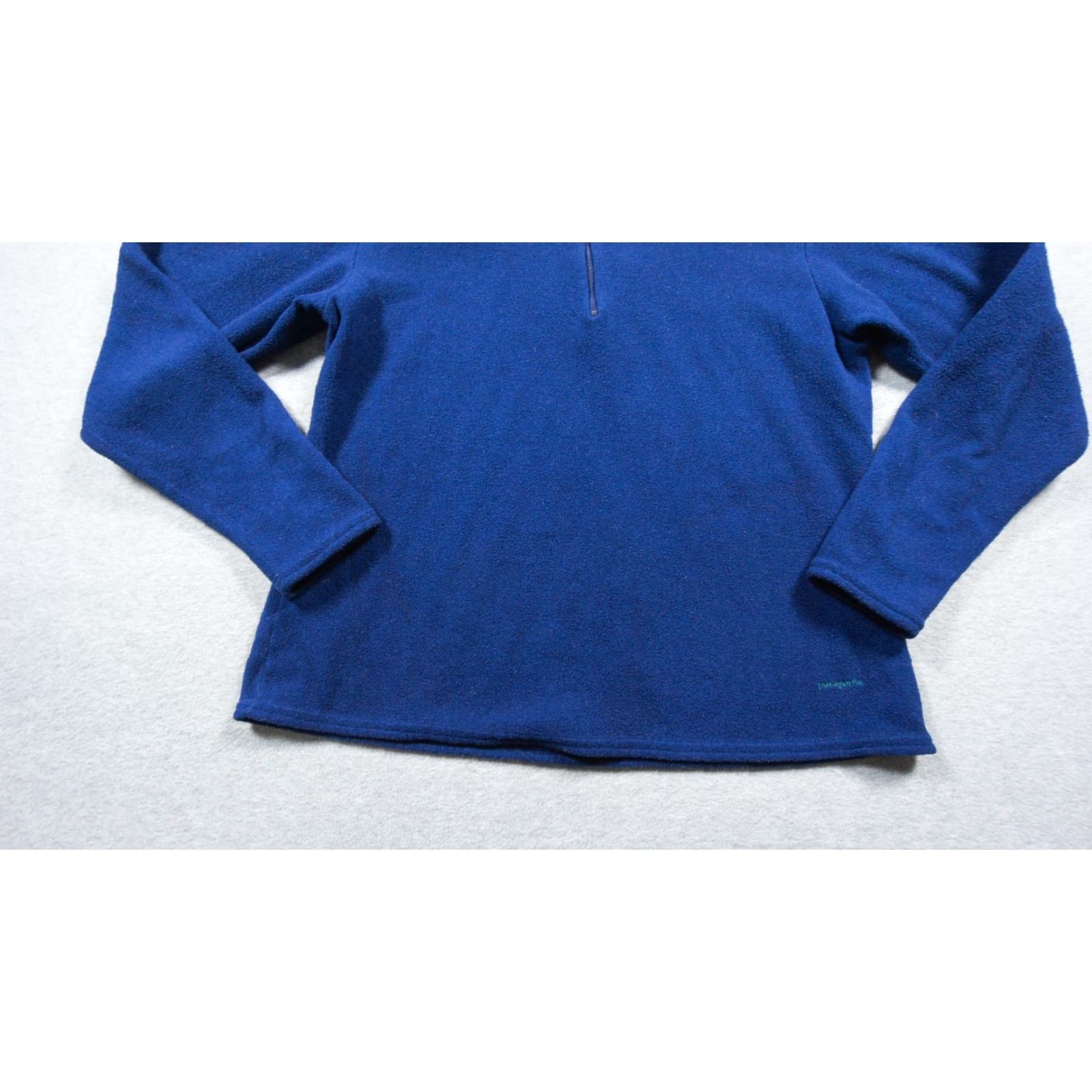 Patagonia VINTAGE Patagonia Sweater Womens Medium Blue Fleece 1/4 Zip Capilene 90s Outdoor Size M / US 6-8 / IT 42-44 - 3 Thumbnail