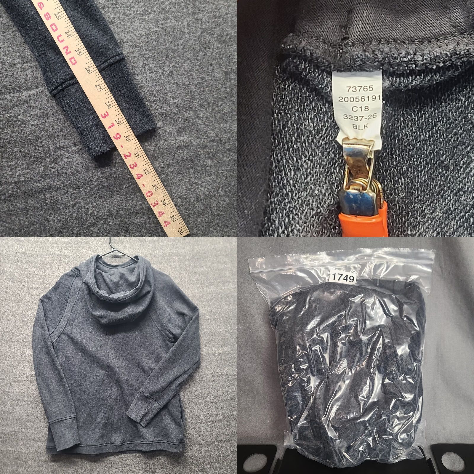 Vintage Duluth Hoodie Womens M Ooh-La-Loop French Terry Pullover Gray Outdoors Shirt Pullover Hooded Pockets Heavyweight Regular Fall Winter Spring Women Size M / US 6-8 / IT 42-44 - 8 Thumbnail