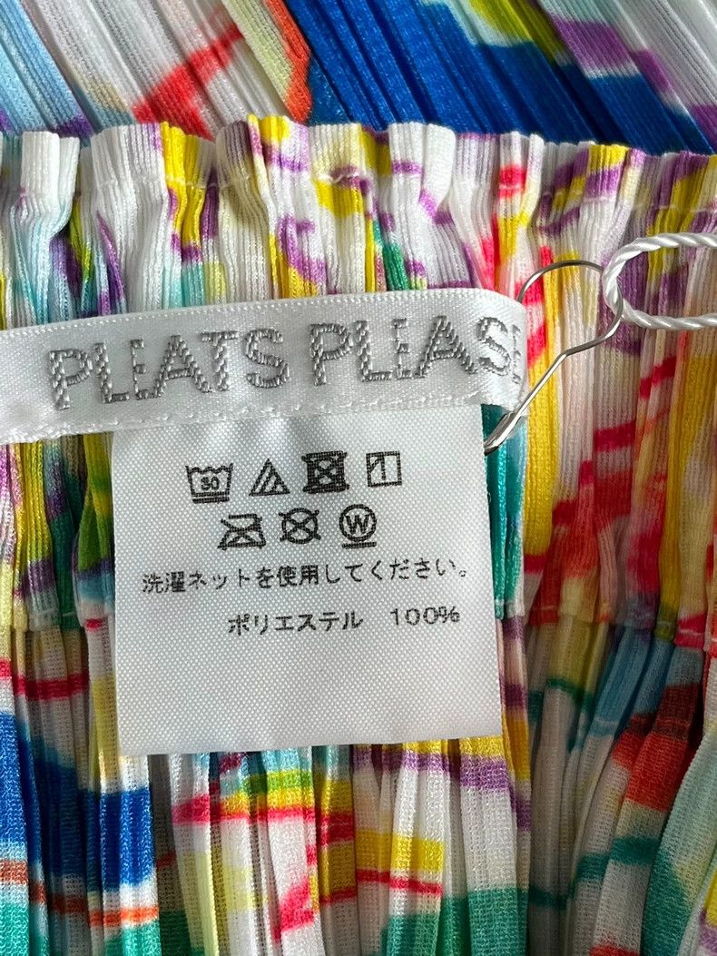 Issey Miyake Issey Miyake size:3 Red and yellow auspicious cloud half s Size 23" - 3 Thumbnail