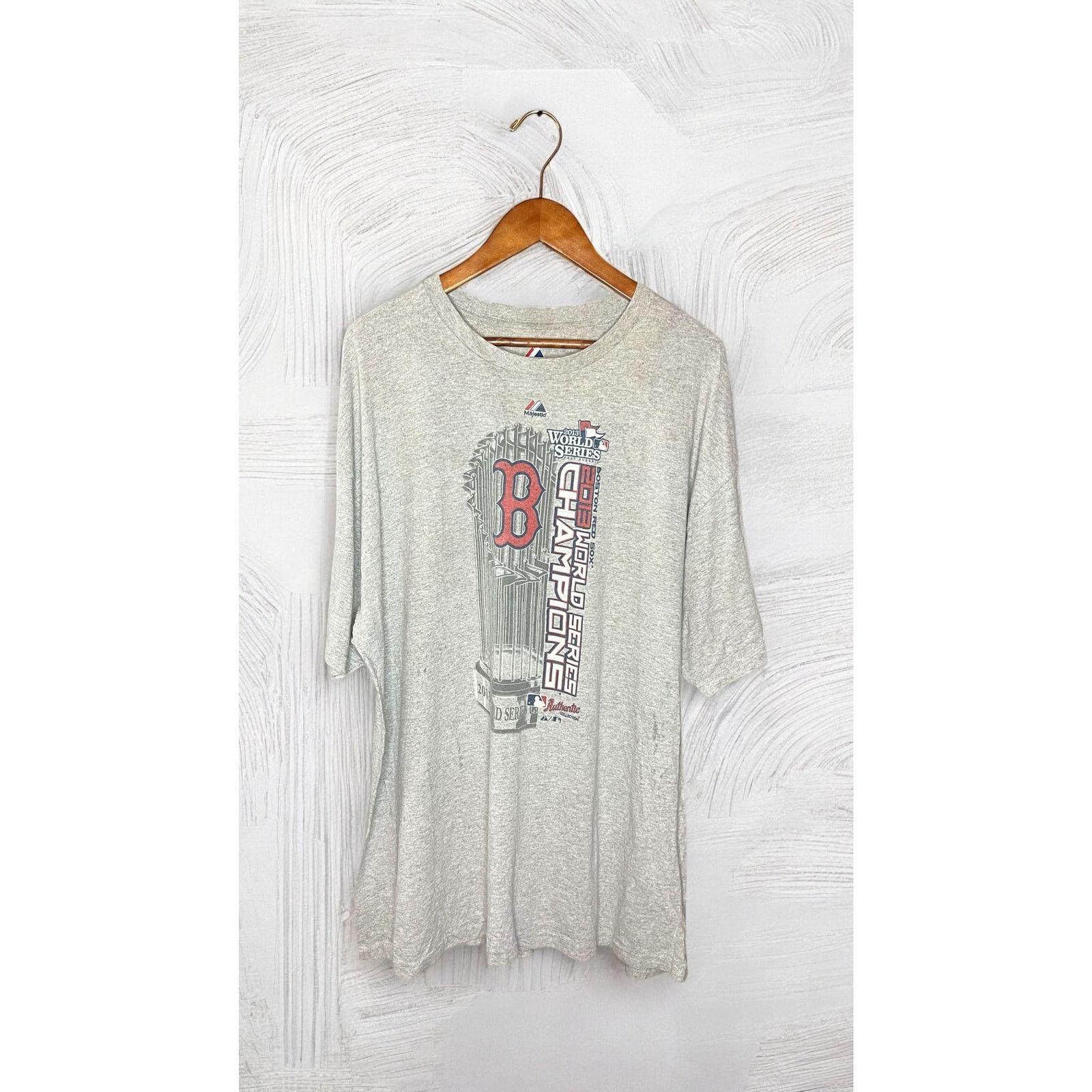 Majestic Boston Red Sox (2013 World Series) Size US XXL / EU 58 / 5 - 1 Thumbnail
