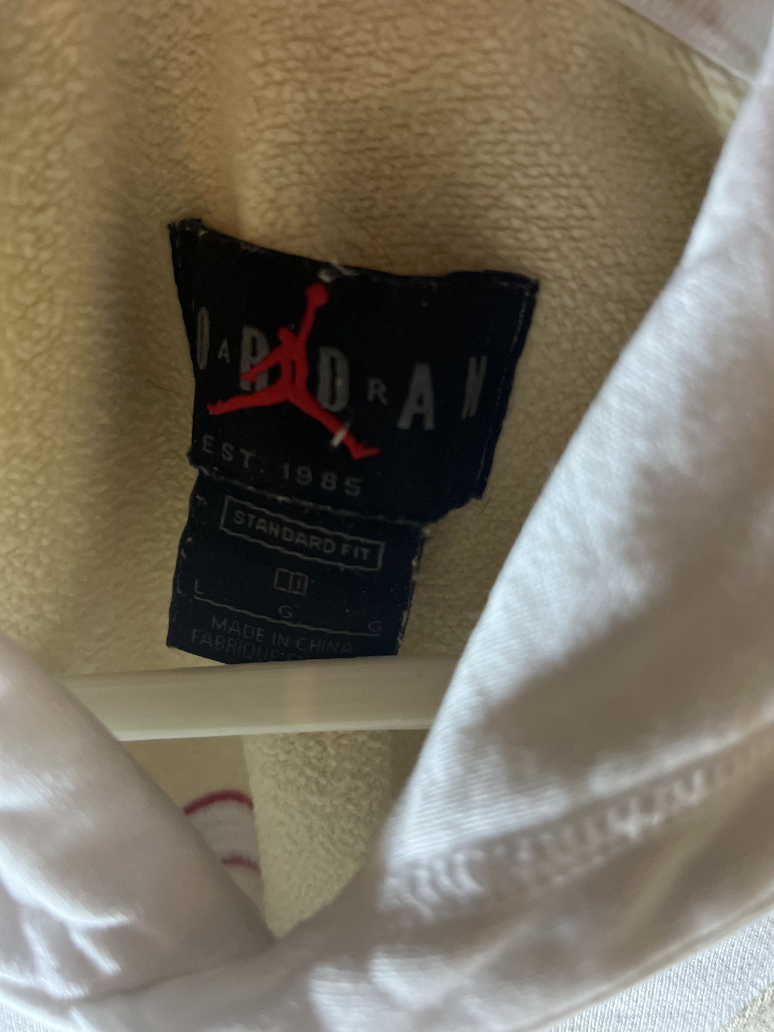 Jordan Brand Off-white X Nike Jordan SS21 Red Logo Embroidered Hoodie Size US L / EU 52-54 / 3 - 7 Thumbnail