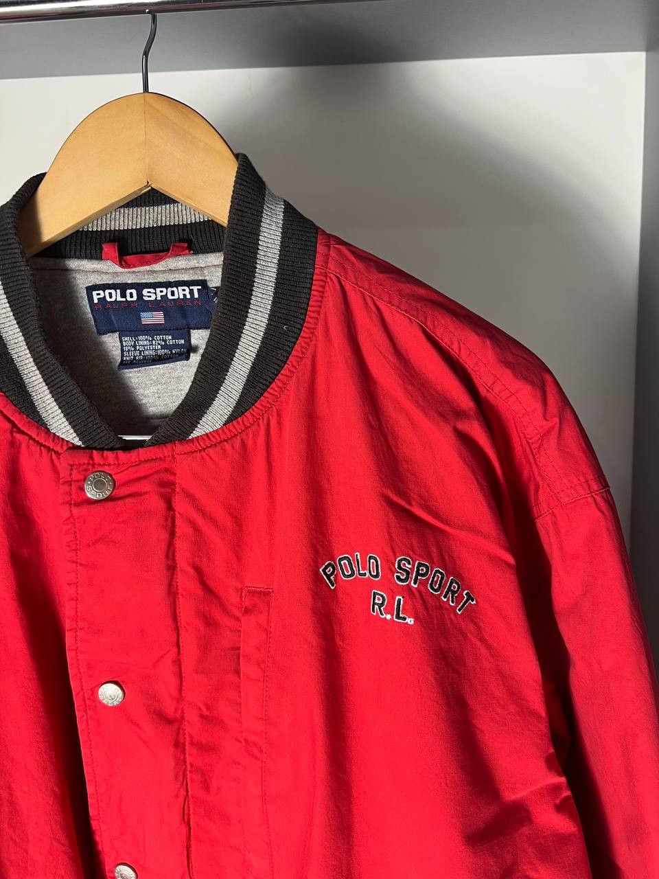 Polo Ralph Lauren VINTAGE POLO SPORT RALPH LAUREN RETRO BOMBER JACKET Size US L / EU 52-54 / 3 - 2 Thumbnail