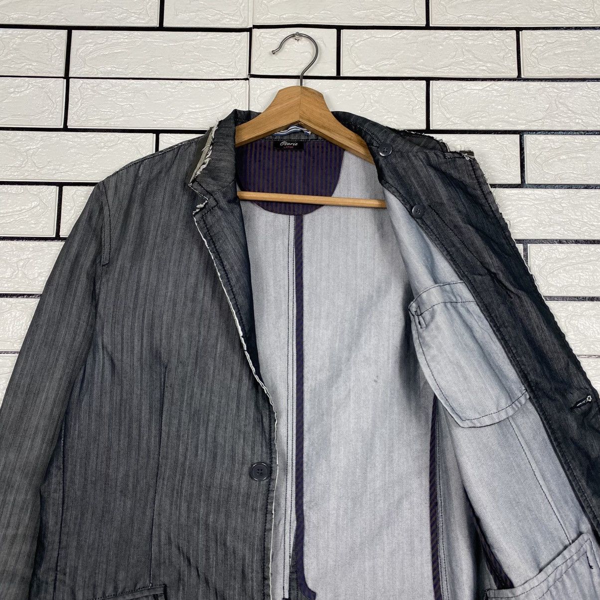 Japanese Brand 📌Vintage Hickory Chore Striped Jacket Otarie Issey Miyake Size US L / EU 52-54 / 3 - 13 Thumbnail