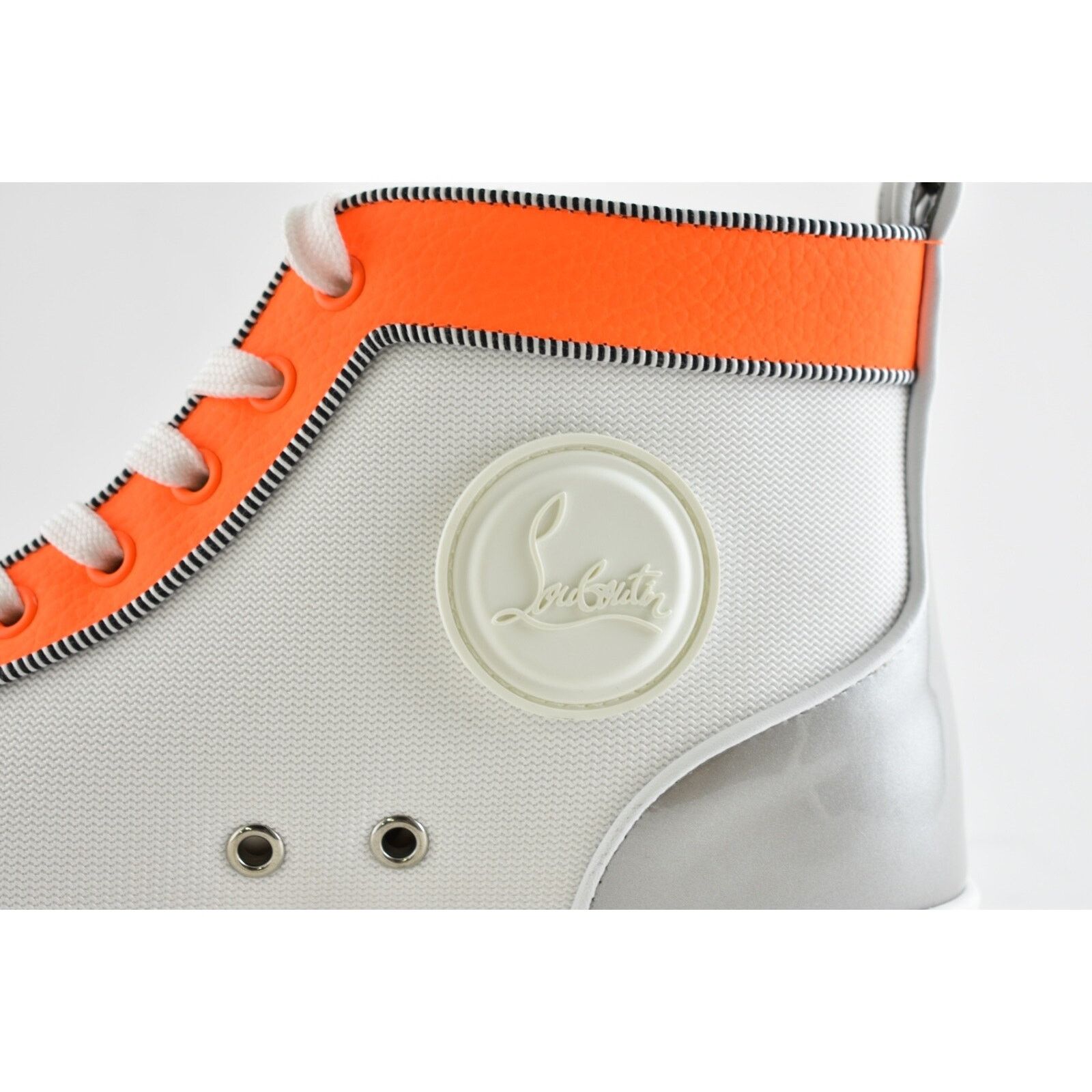 Christian Louboutin Christian Louboutin Mens Louis Orlato Flat Black White Size US 8 / EU 41 - 9 Thumbnail