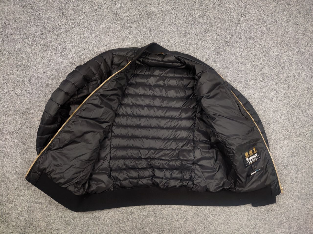Barbour Barbour International Womens Gauge Quilted Bomber Jacket Size L / US 10 / IT 46 - 10 Thumbnail