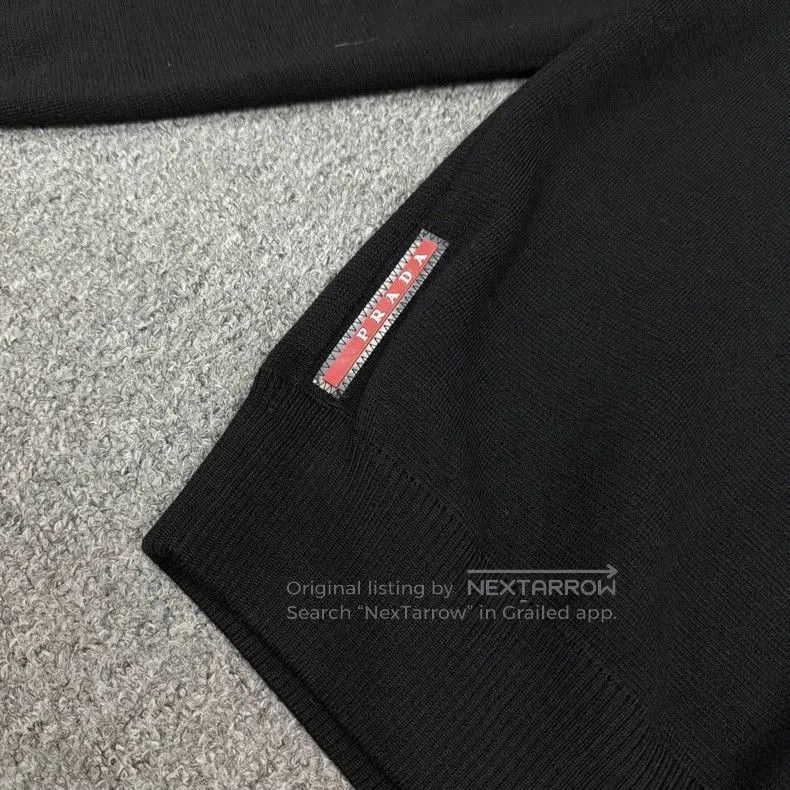 Prada Prada Black Nylon Knit Jacket. Size US L / EU 52-54 / 3 - 3 Thumbnail
