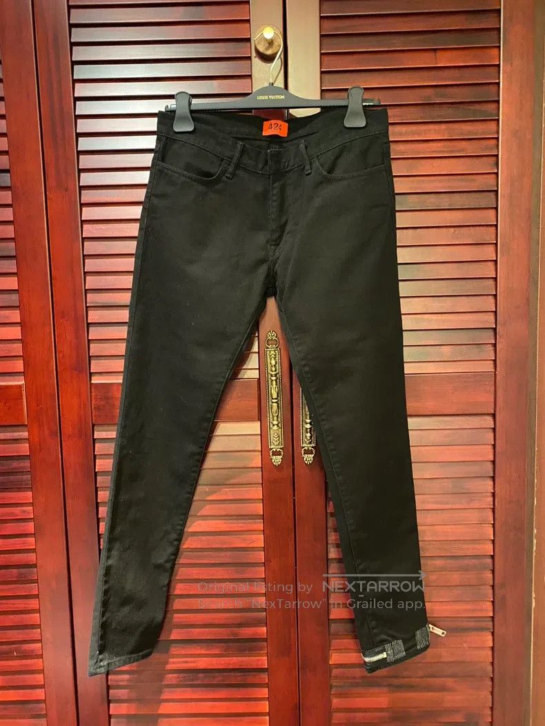 424 424 Black Denim Pants Size US 30 / EU 46 - 1 Thumbnail
