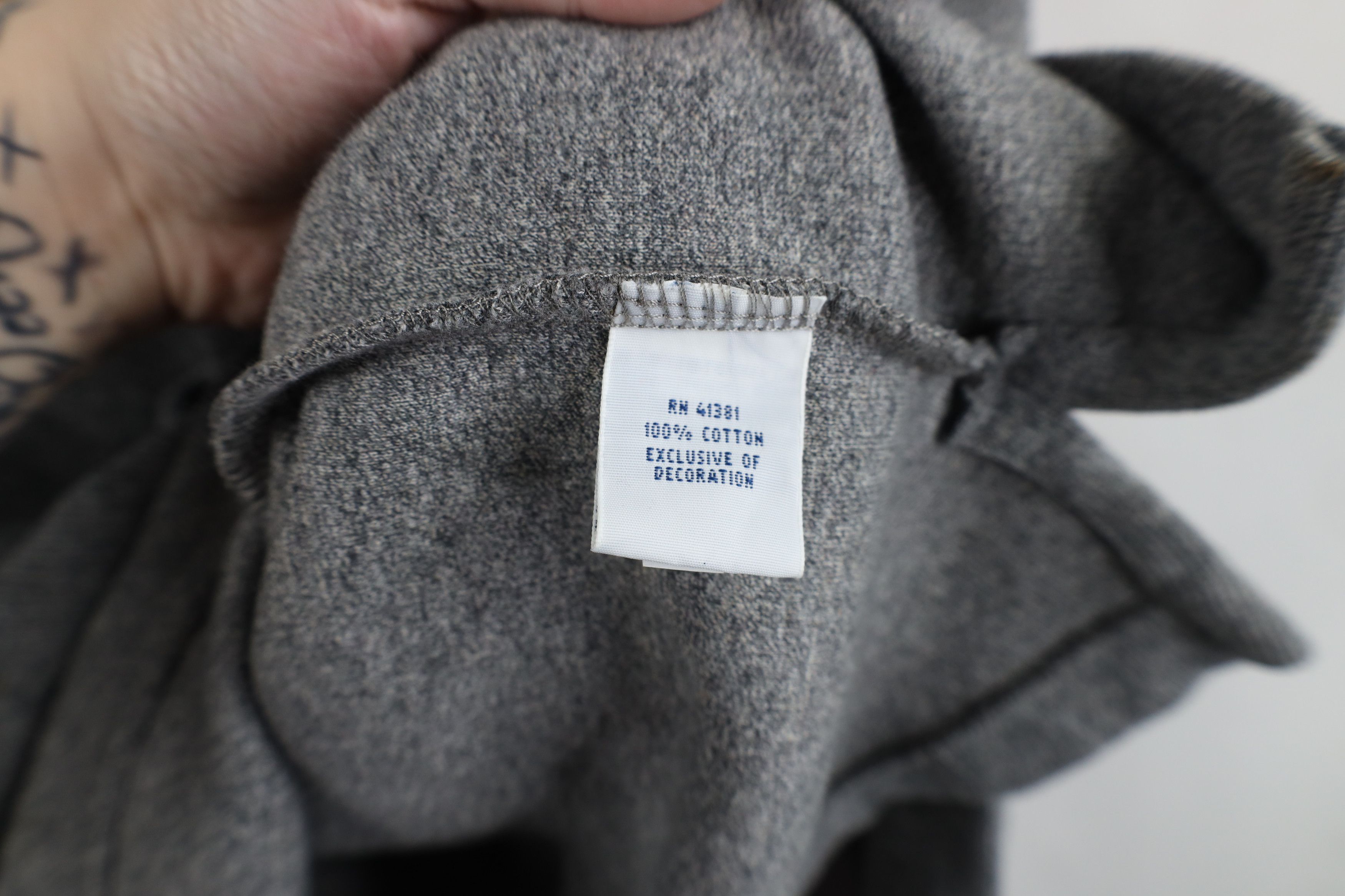 Ralph Lauren × Vintage Vintage Ralph Lauren Knit Half Zip Pullover Sweater Gray Size US L / EU 52-54 / 3 - 11 Thumbnail