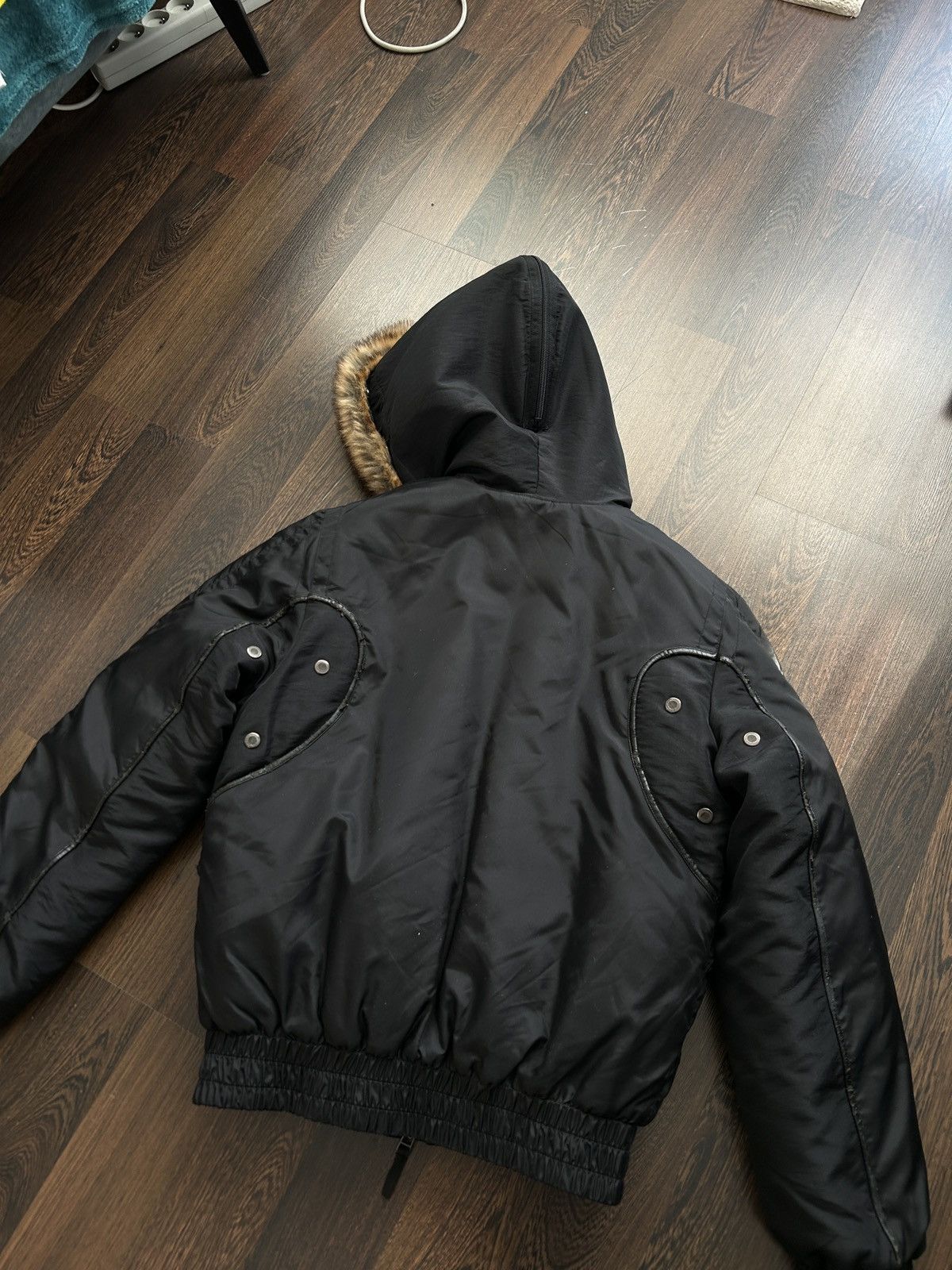 Vintage Vintage y2k Alpha N-2B bomber faux fur flight Size US M / EU 48-50 / 2 - 8 Thumbnail