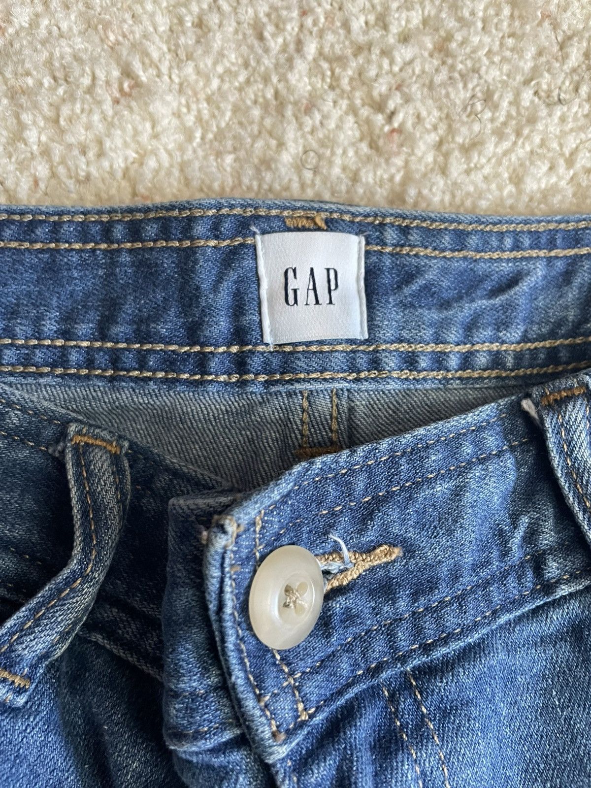 Gap Gap high waisted wide leg crop jeans Size US 32 / EU 48 - 4 Thumbnail